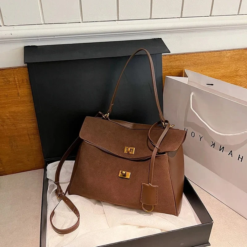 Suede Tote