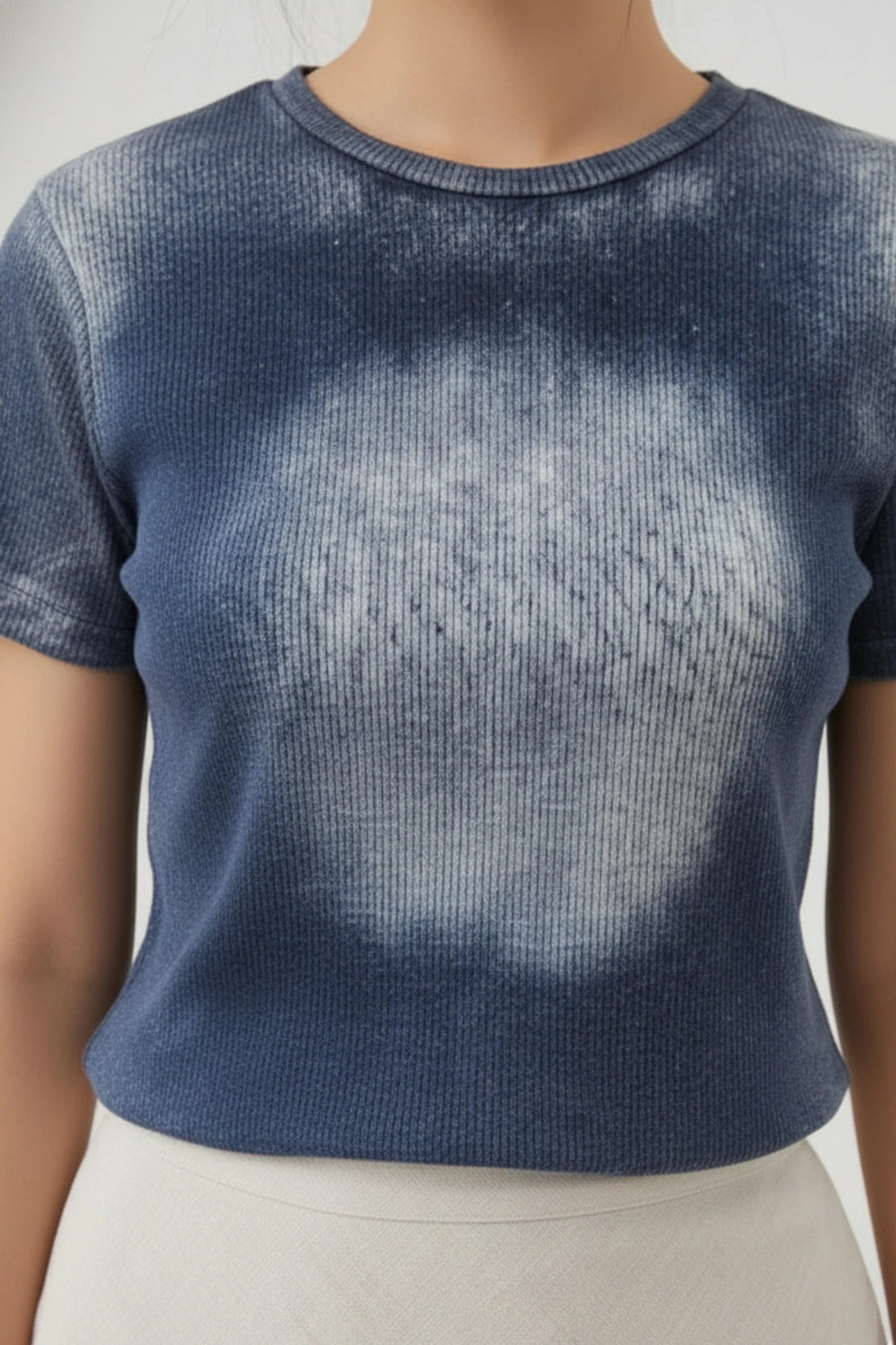 Shimmer Blue Faded Top