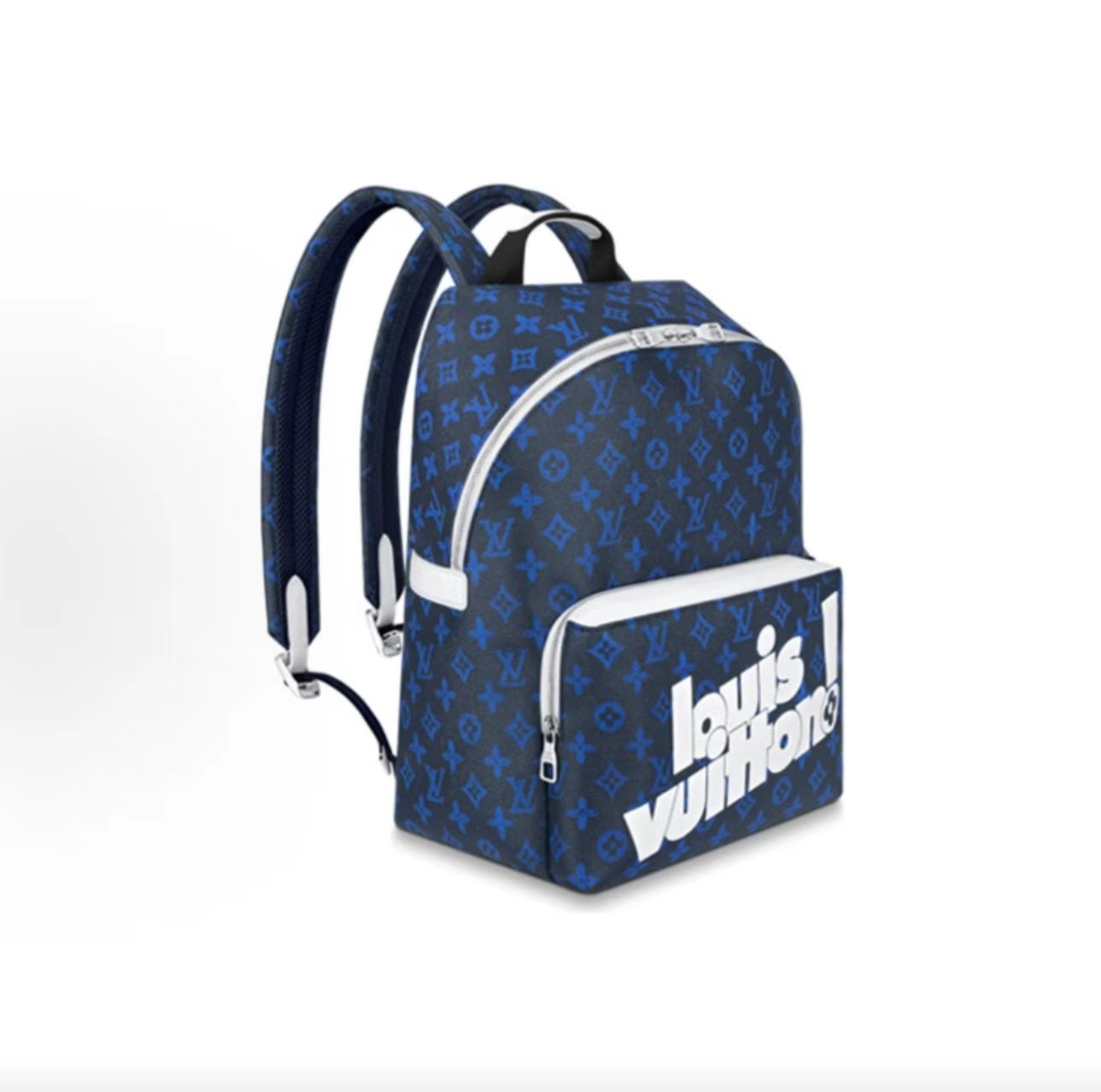 Louis Vuitton Discovery Backpack PM Monogram Blue Graffiti