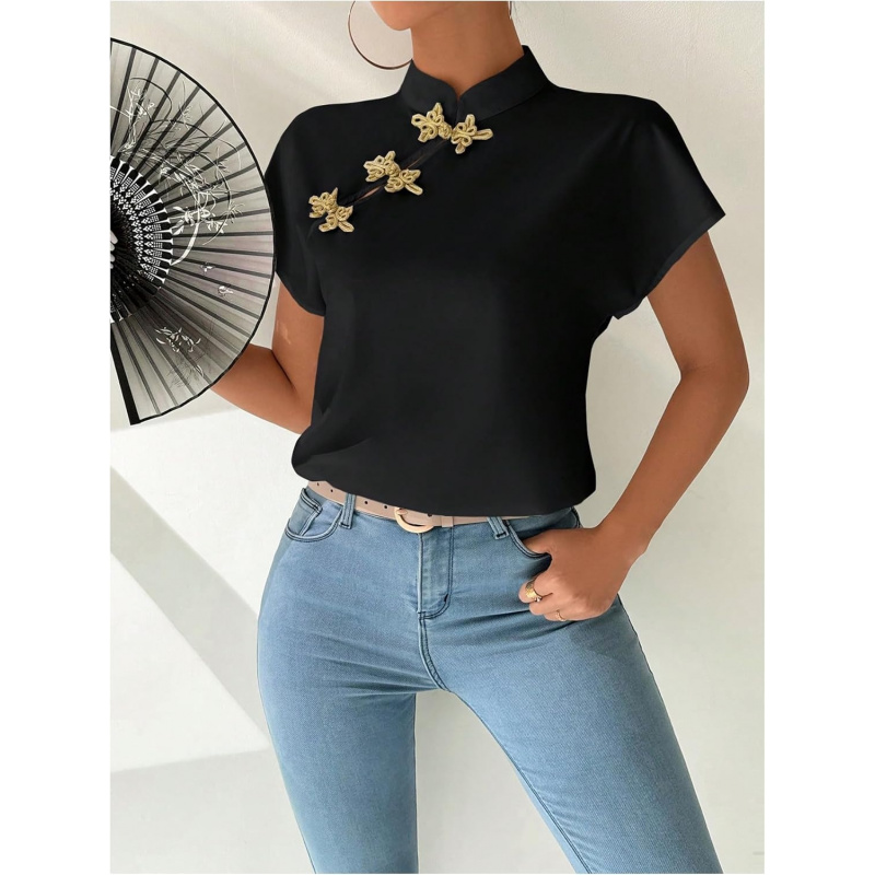 Women's Chinese Shirts Summer Cheongsam Tops