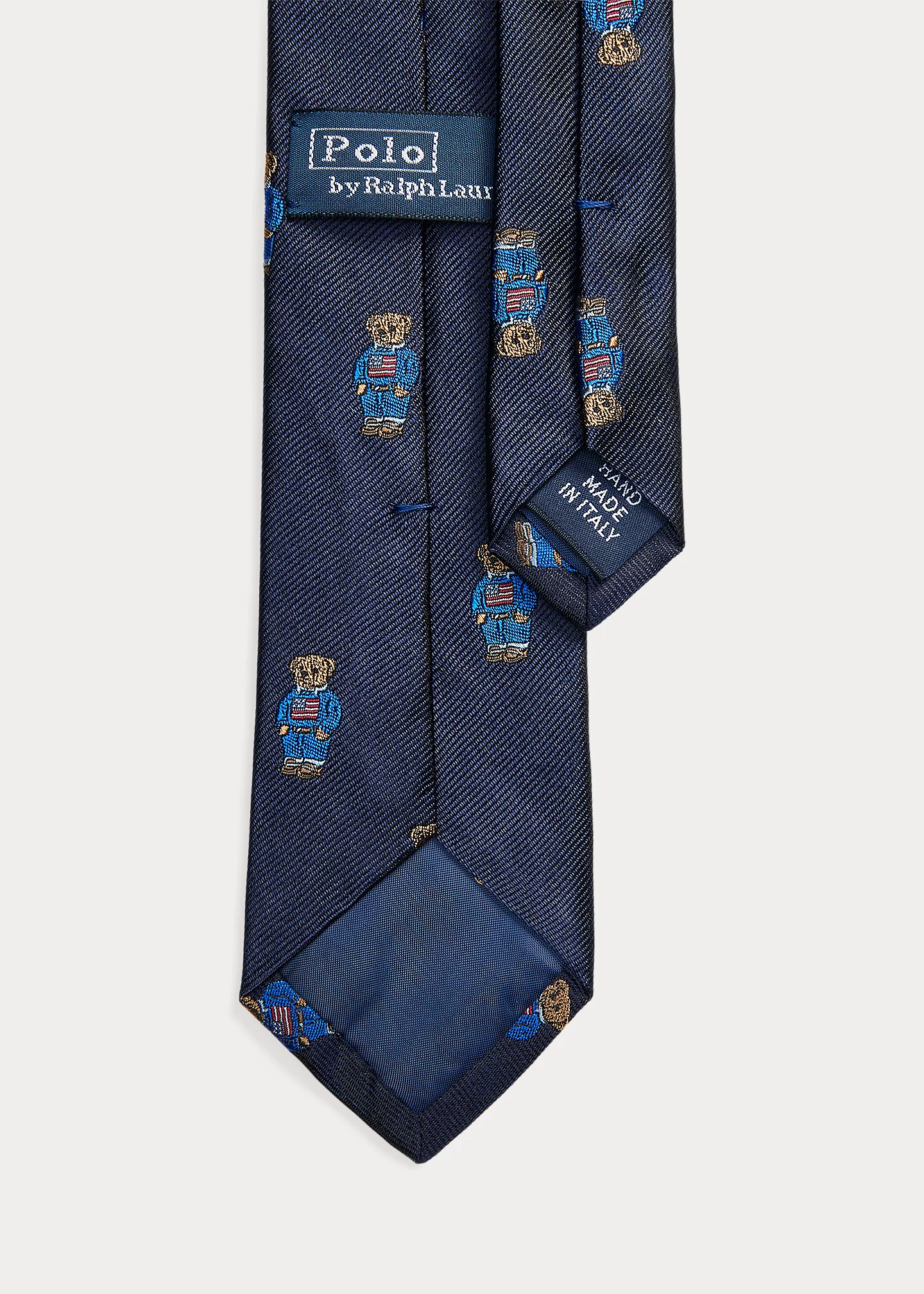 Polo Bear Silk Twill Tie