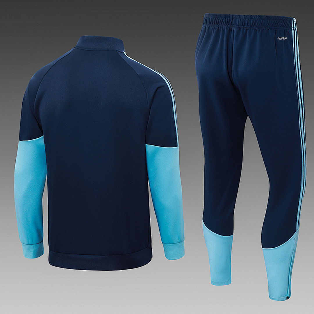 World Cup 2026 Kids Argentina Training Kit (Jacket+Pants) Blue