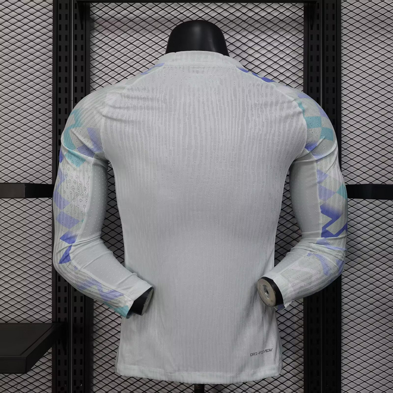 Authentic Soccer Jersey Inter Milan Away Long Sleeve Shirt 2025/26