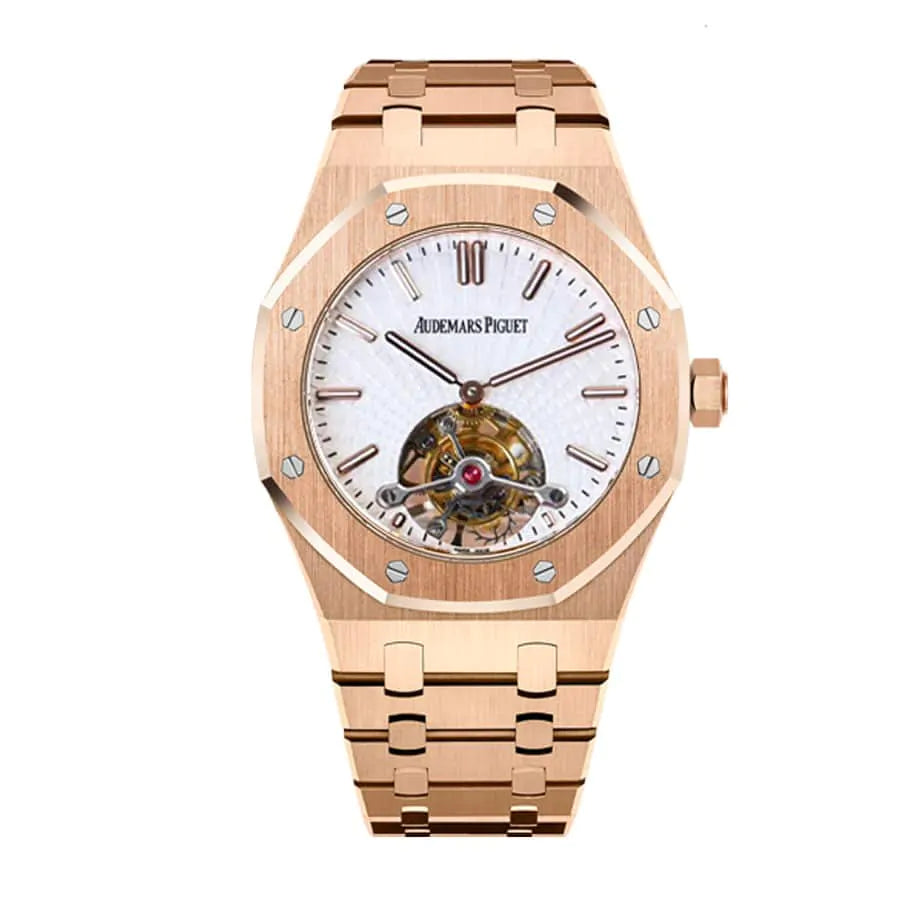 [2026 Mirror Grade]Audemars Piguet Royal Oak Tourbillon Rose Gold 41MM Watch