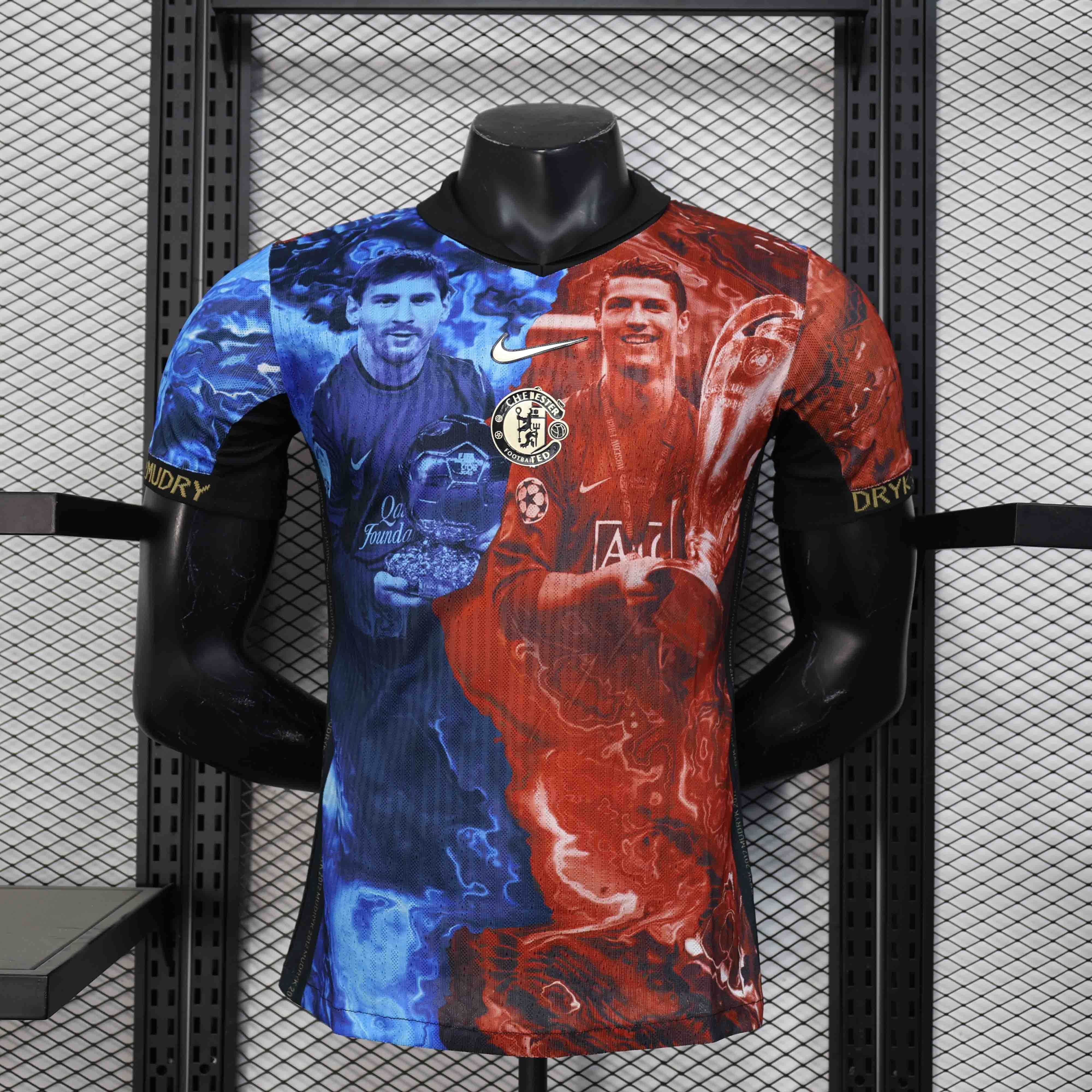 Manchester United Authentic Ronaldo x Messi Special Edition Football Jersey Shirt 2025/26