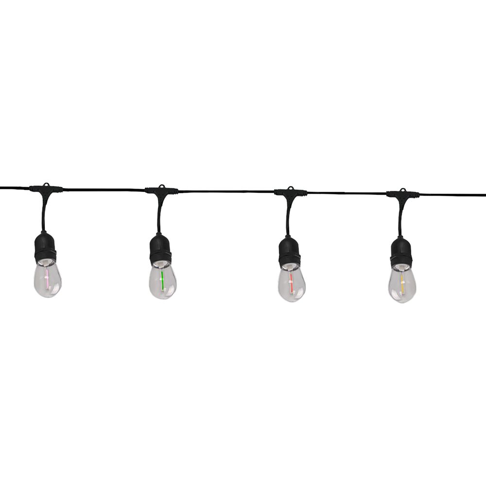 SANICO Girlanda ogrodowa Sanico Goldlux Party Neon, 10 kolorowych żarówek, 6,2 m