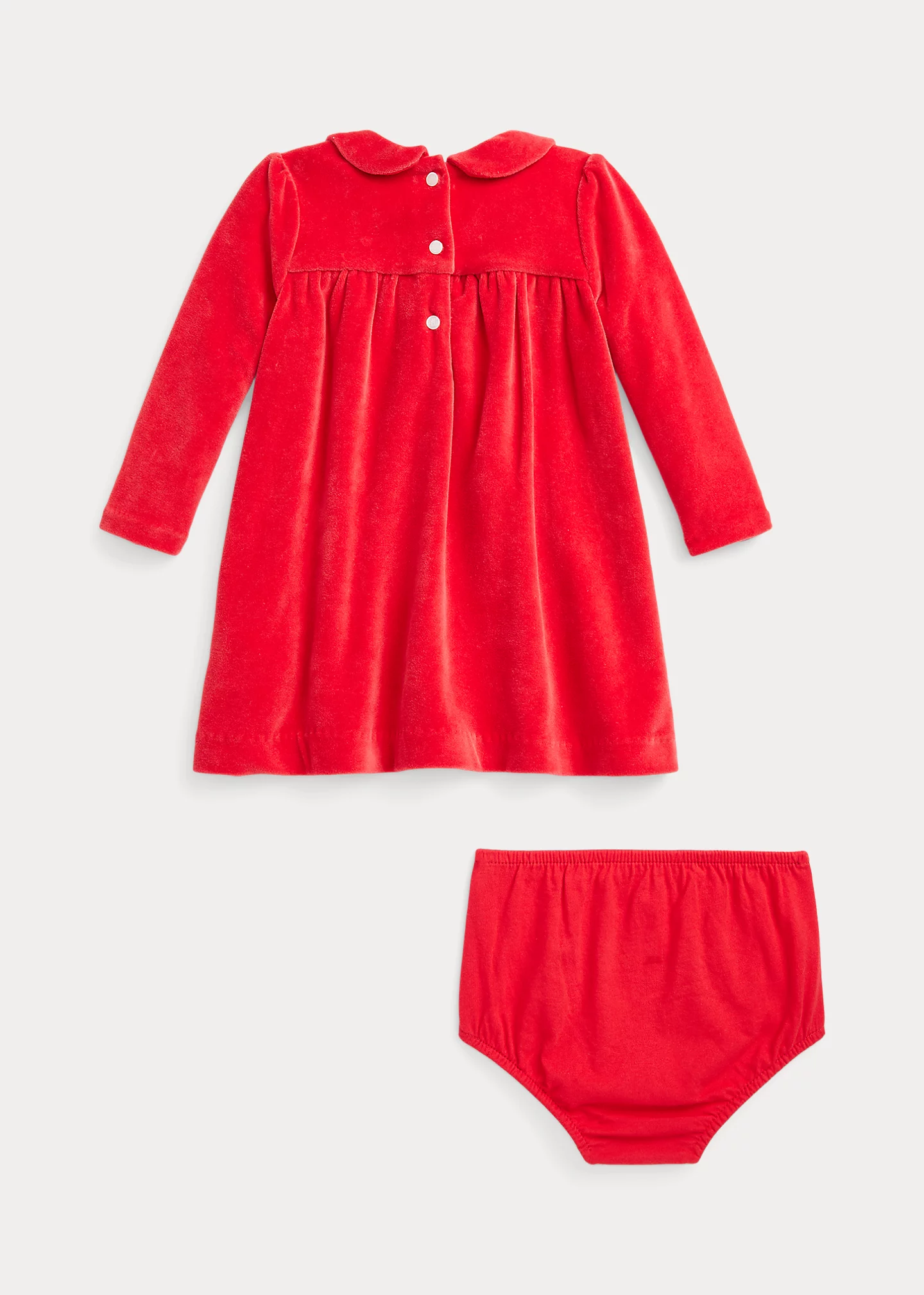 Velour A-Line Dress & Bloomer