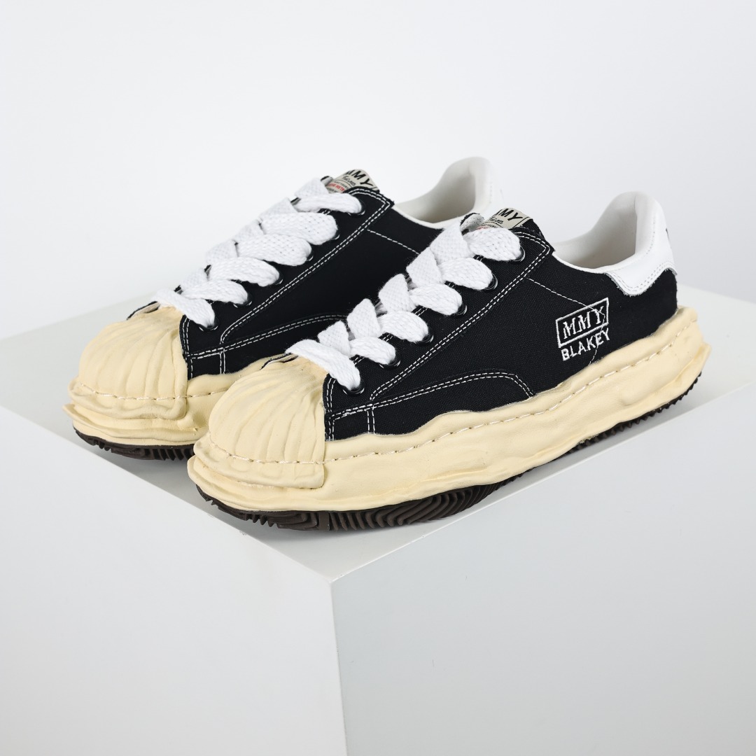 MAISON MIHARA YASUHIRO Blakey Vintage Color Dyed Original Sole Canvas LowTop Sneaker