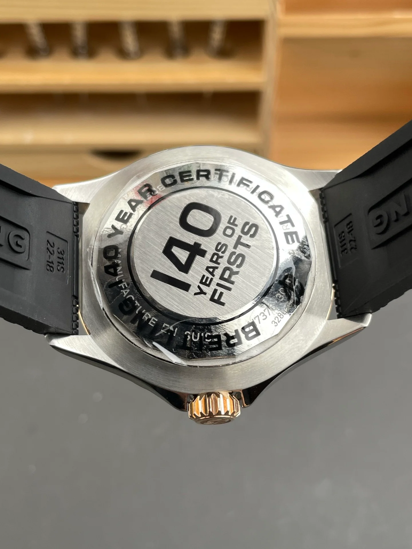 Superocean Two-tone Rose Gold Black Dial