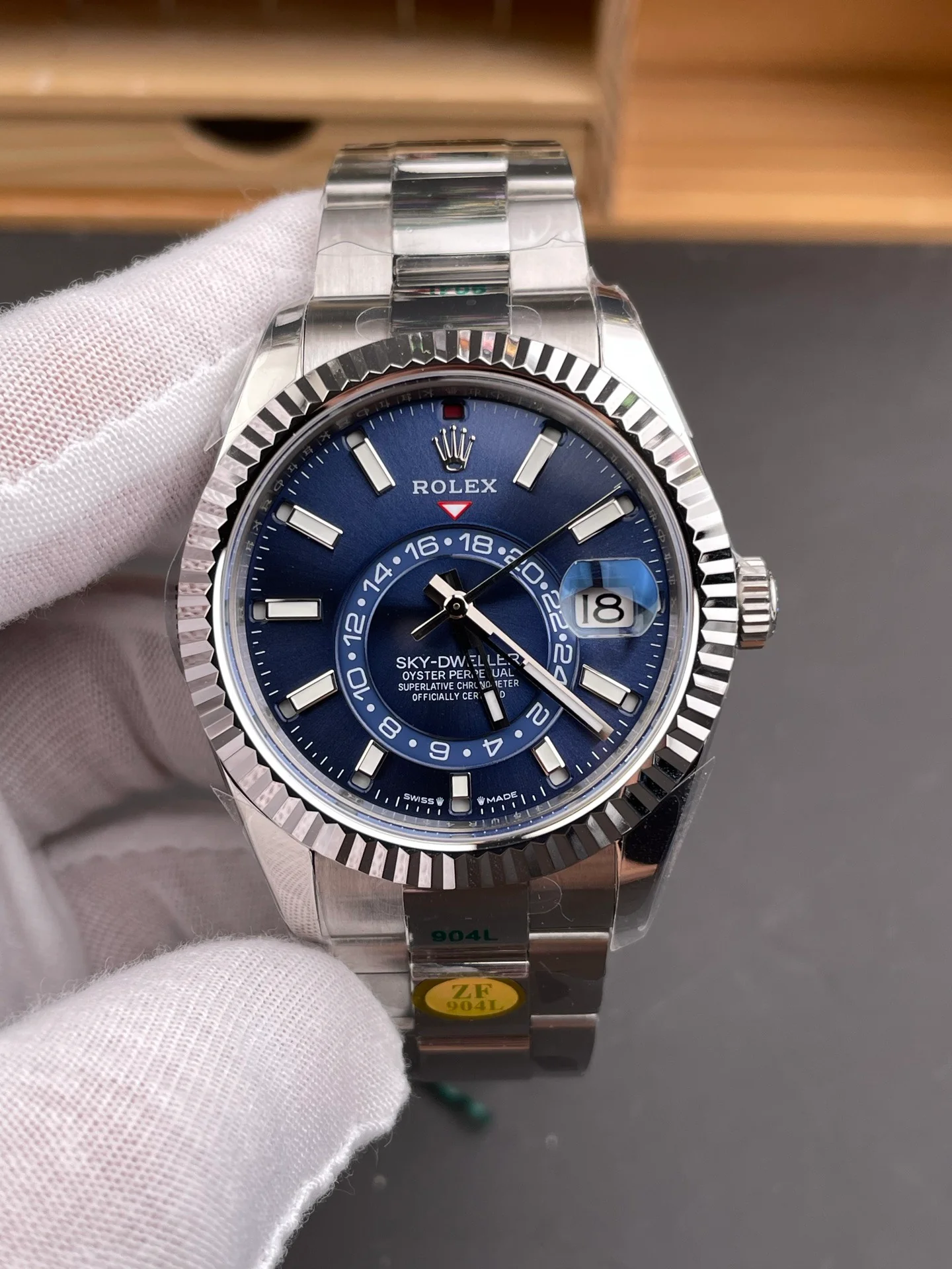 Sky-Dweller Blue Dial
