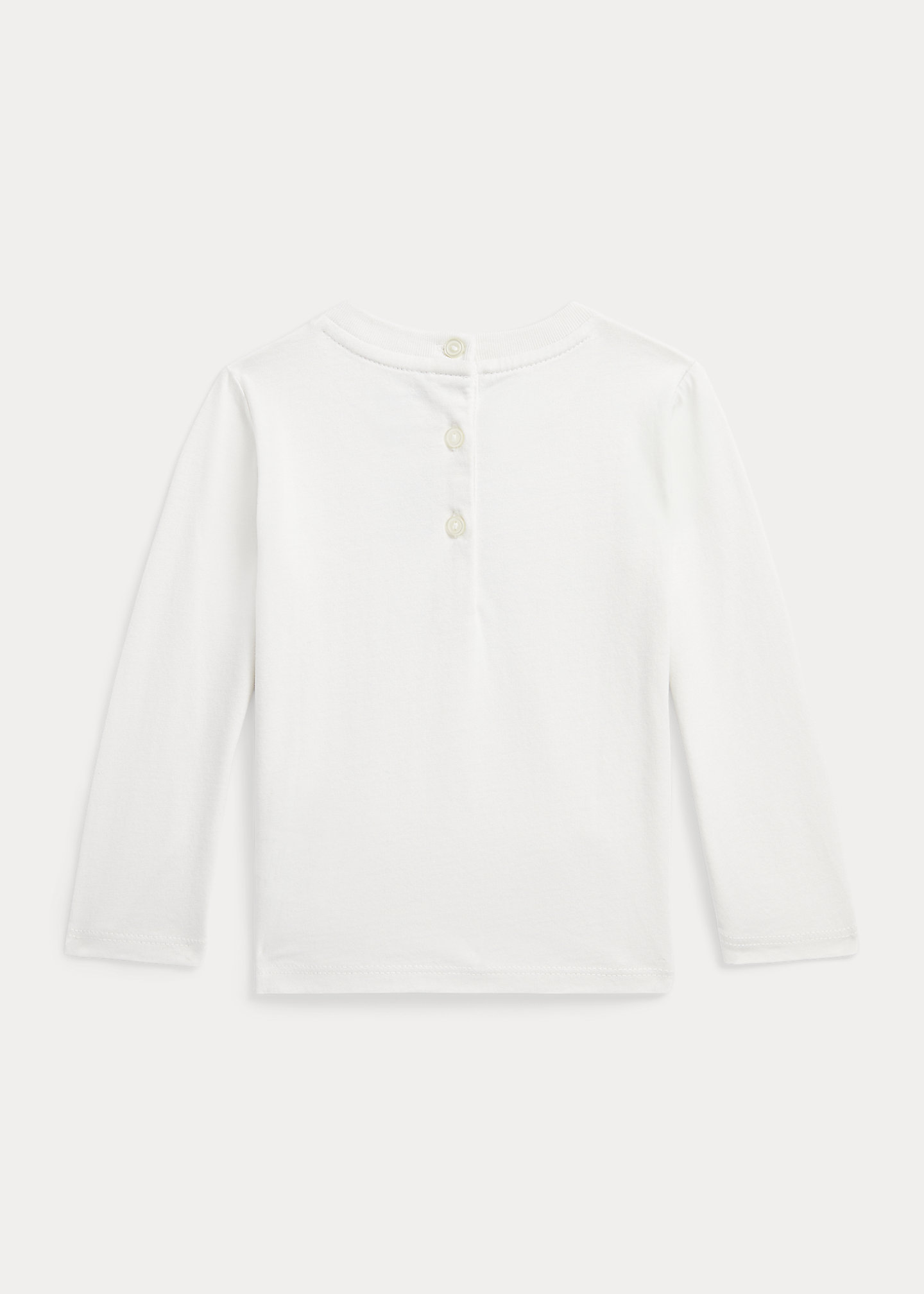 Polo Bear Cotton Jersey Long-Sleeve Tee