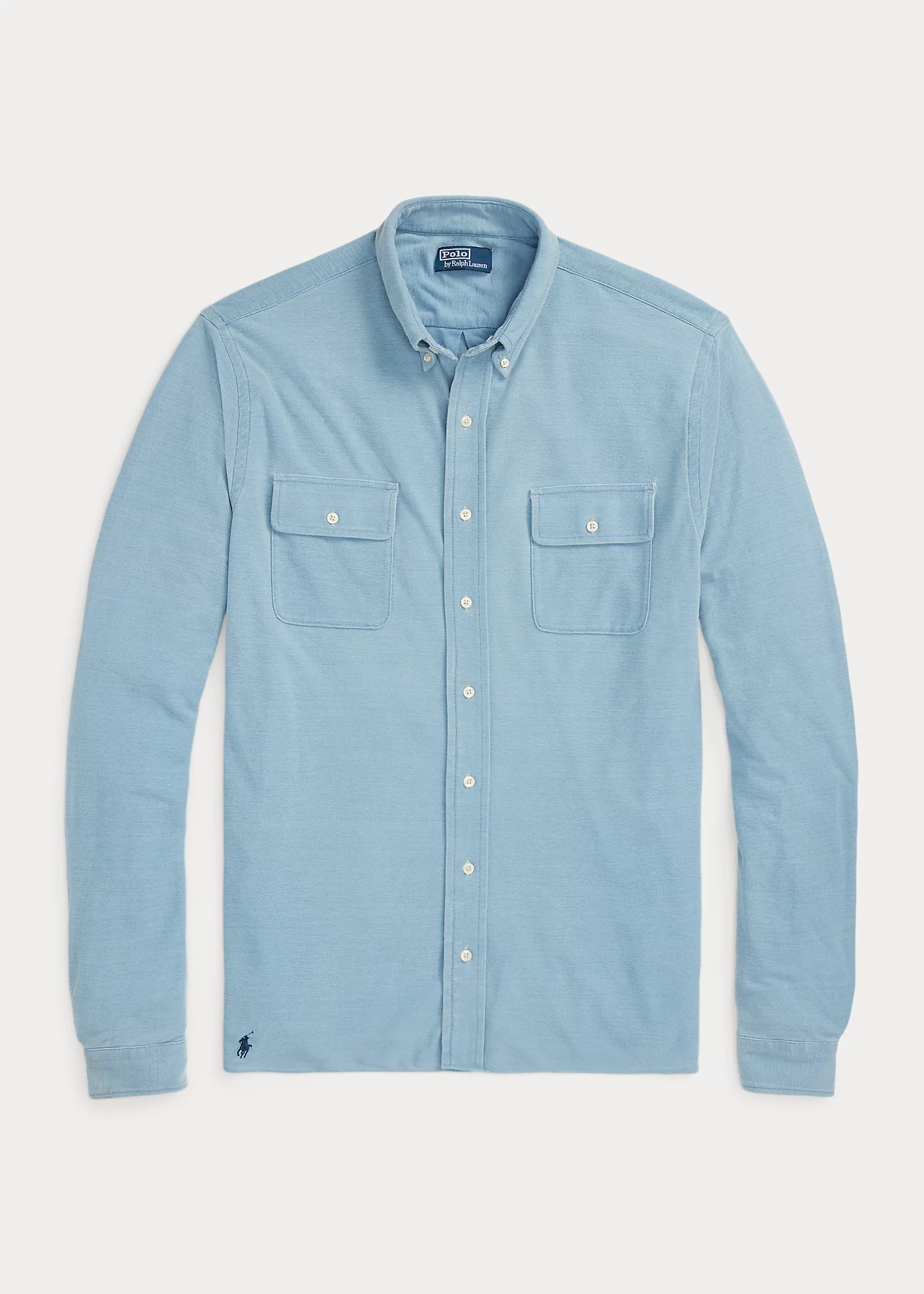 Indigo Knit Chambray Workshirt