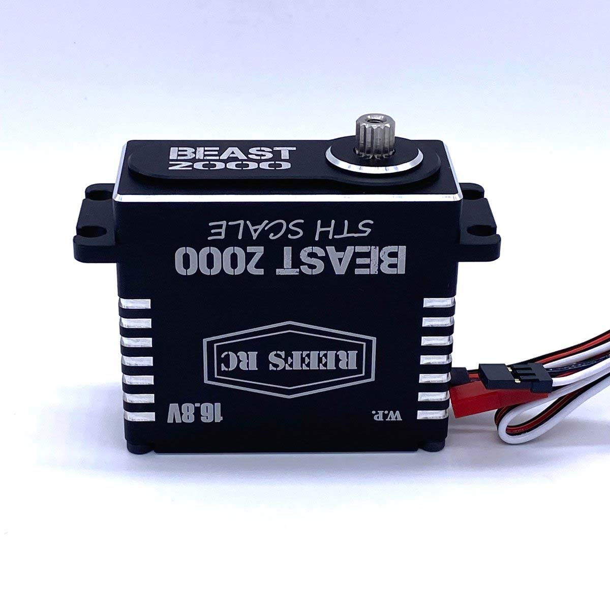 Beast 2000 1/5 Scale Digital Metal Gear Waterproof Servo, Black