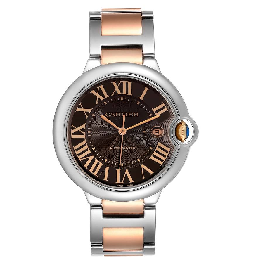 [2026 Mirror Grade]BALLON BLEU Rose Gold Mix Chocolate 42mm