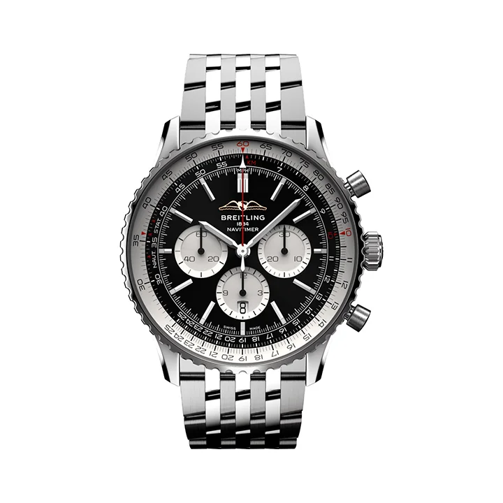 [2026 Mirror Grade]Breitling AB0137211B1A1 Navitimer B01 Black Dial