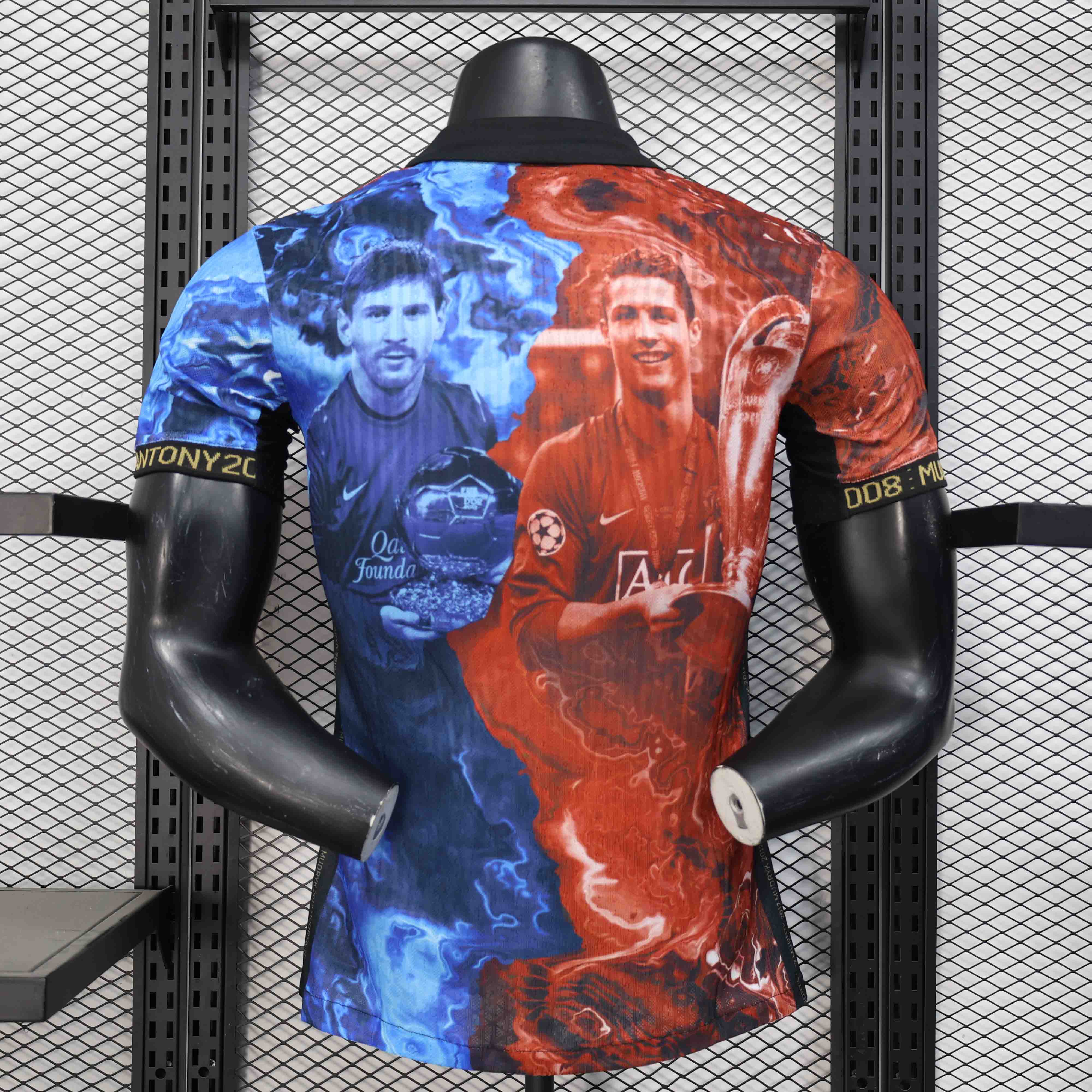 Manchester United Authentic Ronaldo x Messi Special Edition Football Jersey Shirt 2025/26
