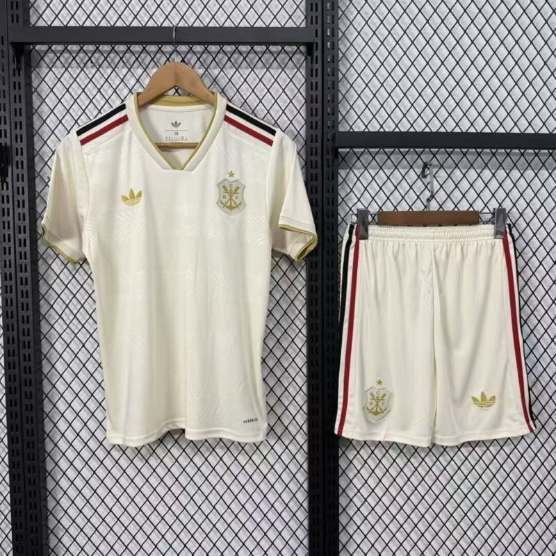 Flamengo Soccer Jersey Third Away Kids Kit Jersey+Shorts 2025