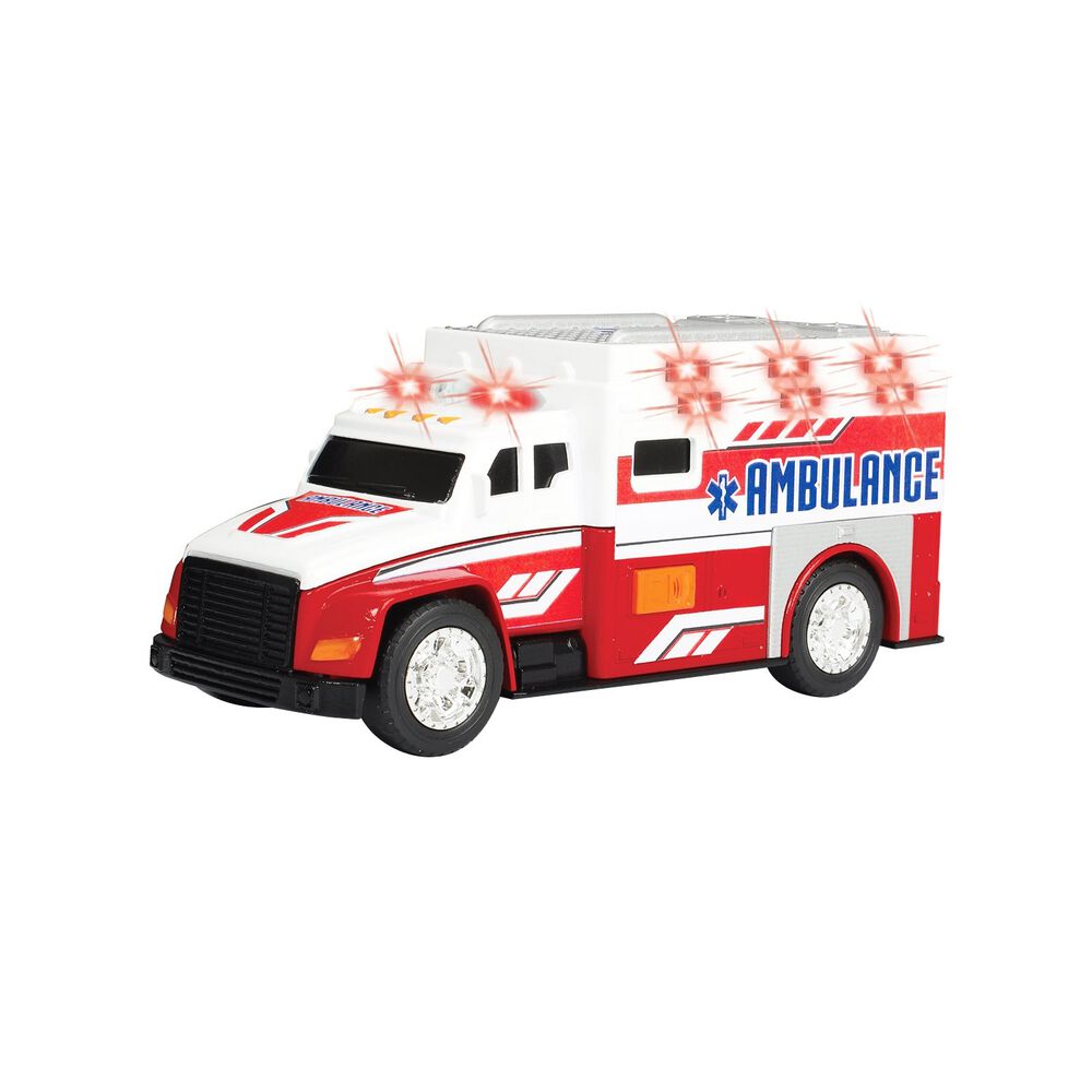 DICKIE TOYS Pojazd karetka pogotowia, 15 cm, światło i dźwięk, otwierane elementy