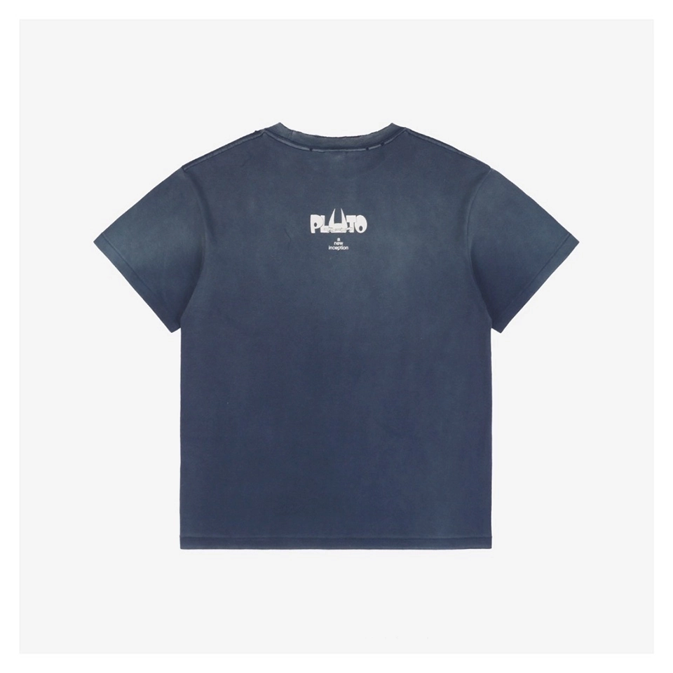 Saint Michael Pluto Distressed & Destroyed Graphic T-Shirt