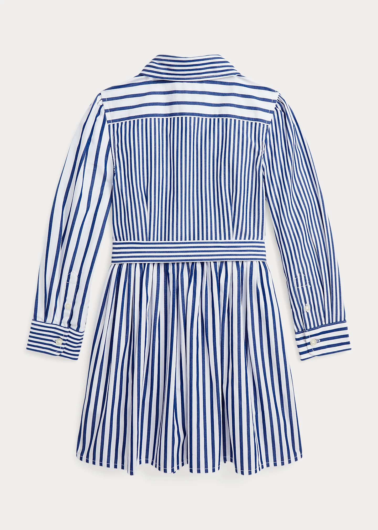 Striped Cotton Poplin Fun Shirtdress