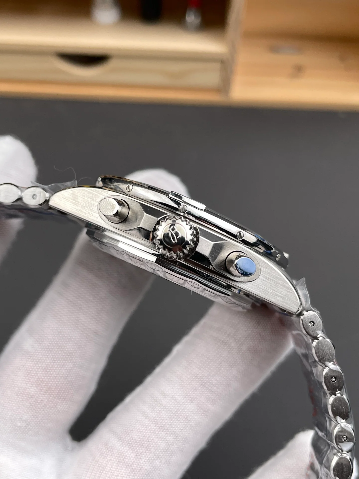 Chronomat B01 Ice Blue Dial