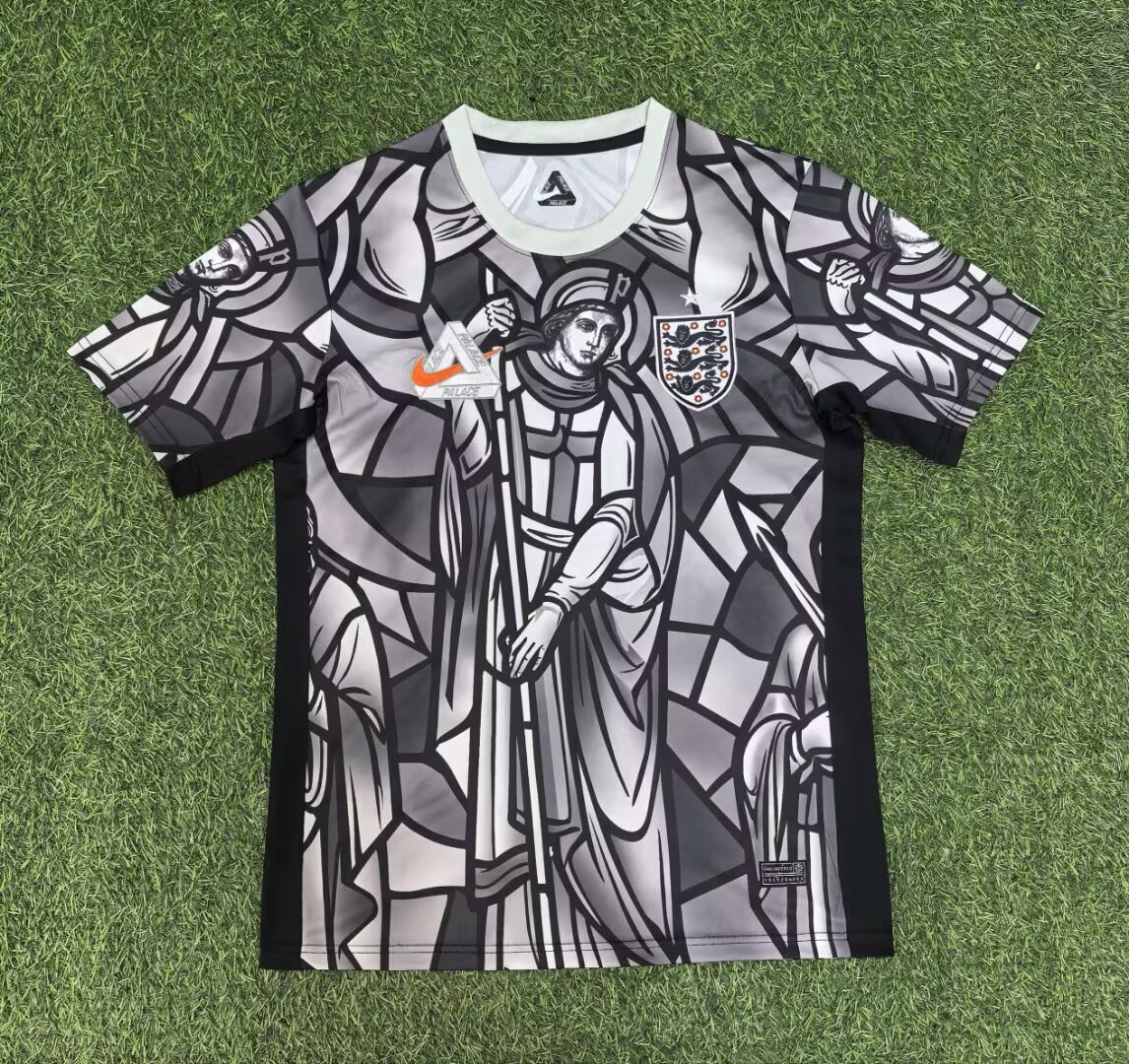 2026 England Pre-Match Collaboration Edition Grey Shirt