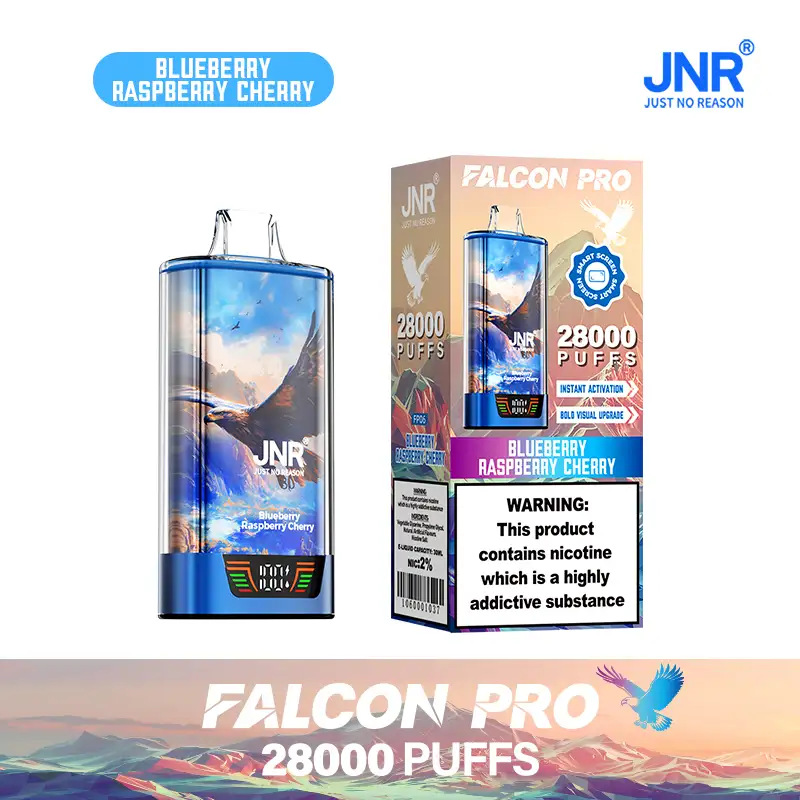 JNR - Falcon Pro - 28K - Disposable Vape - Blueberry Raspberry Cherry