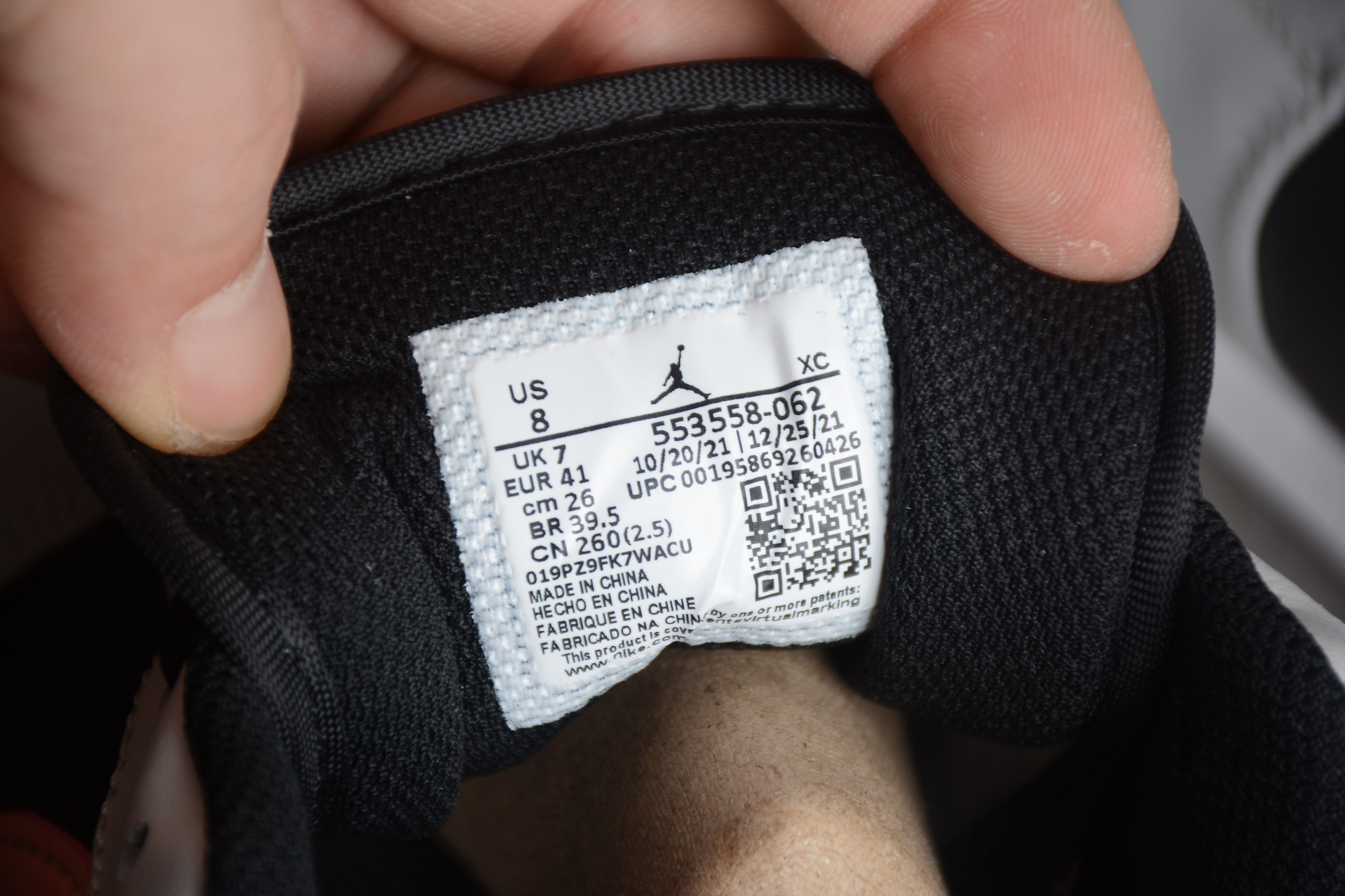 Air Jordan 1 Low Black Grey Pink 553558 062
