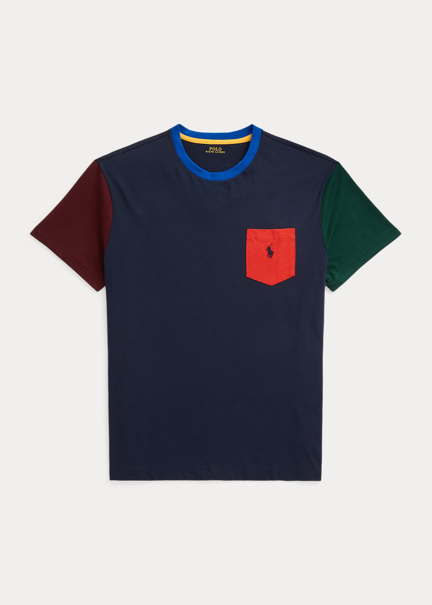 Classic Fit Color-Blocked Jersey T-Shirt