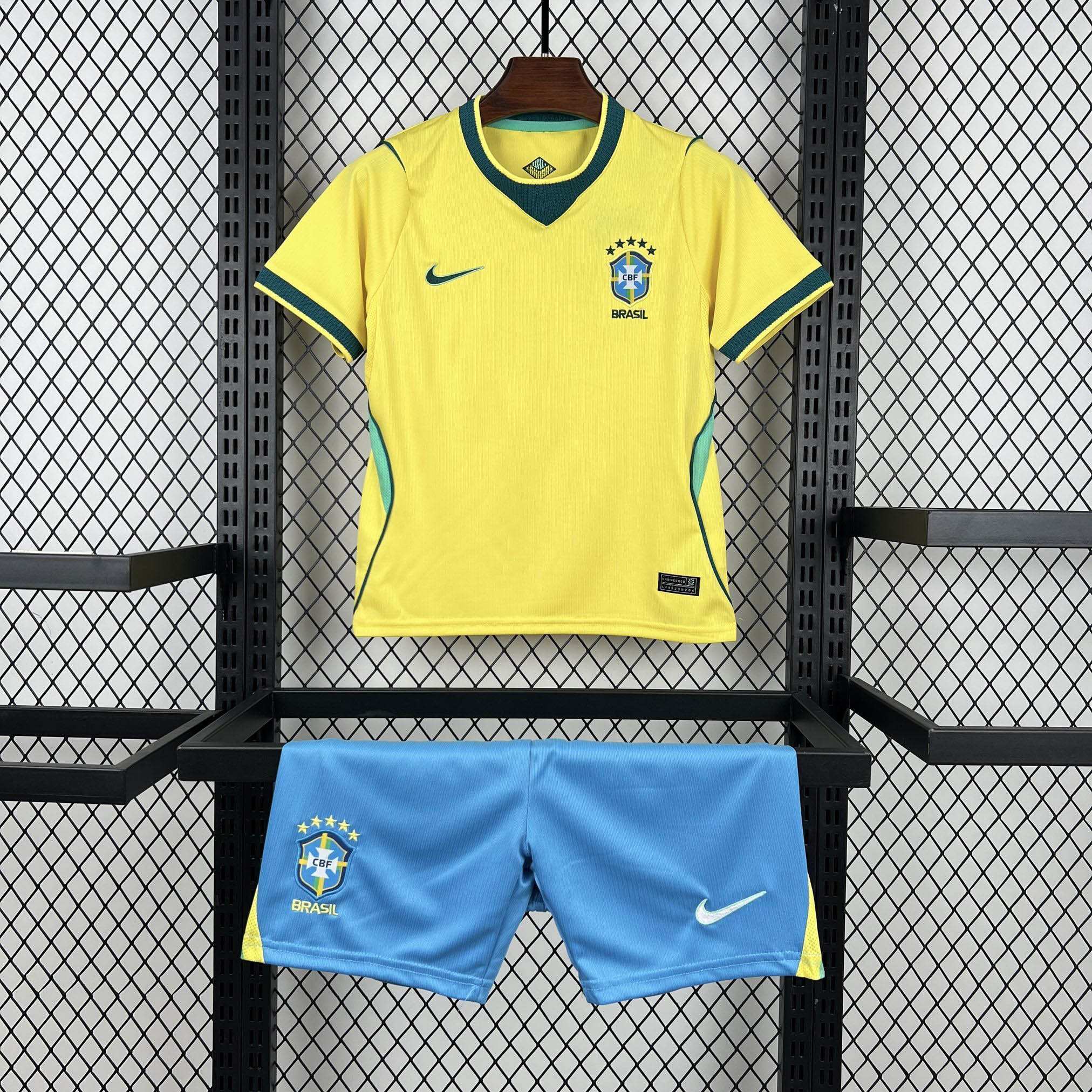2026 Brazil Home Shirt Kids Size