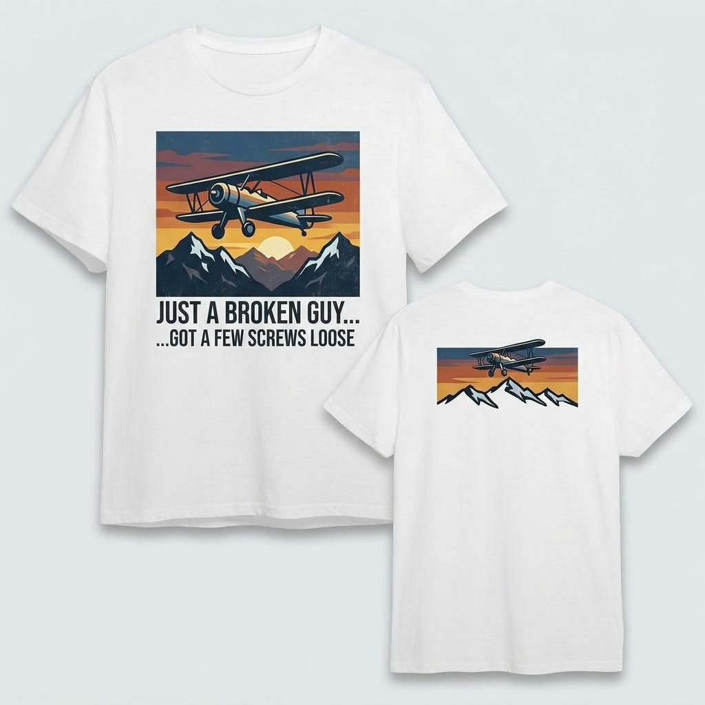 Unisex Loose Fit T-Shirt 100% Cotton Soft Comfortable Summer Casual Printed Top