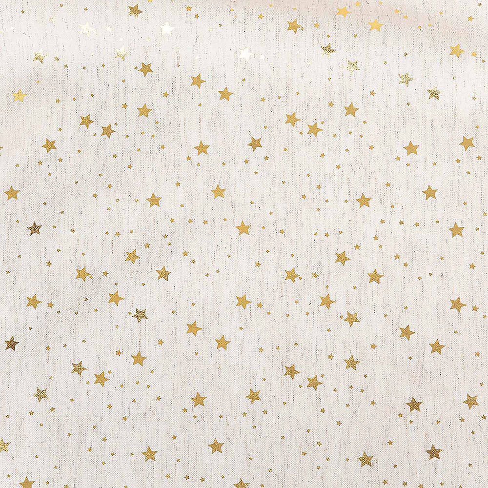 HOMLA Obrus Starse, biały, w gwiazdki, 150 x 220 cm