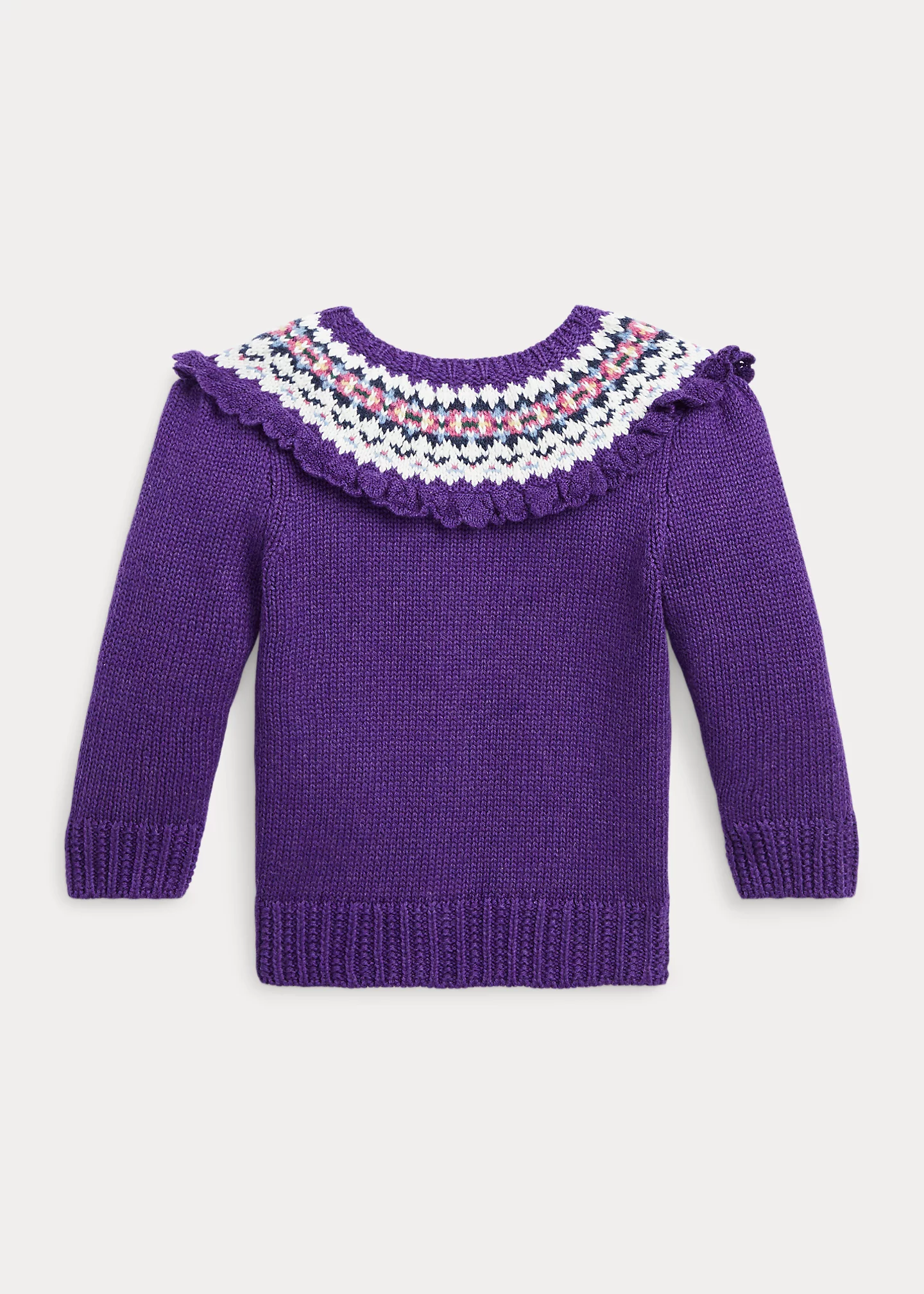 Fair Isle Cotton-Blend Cardigan