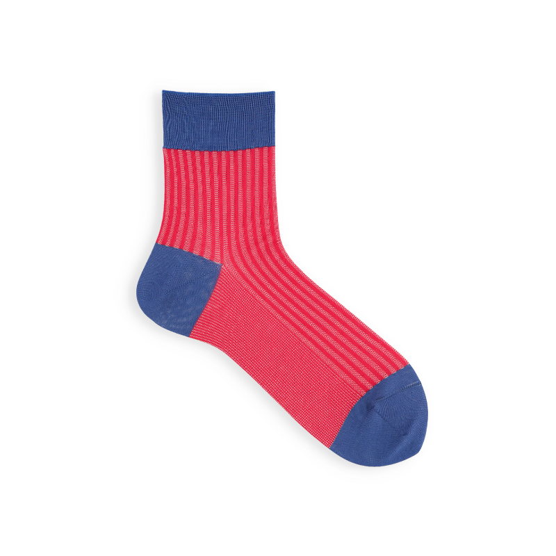 062131298 Jacquard Stripe Short Socks S
