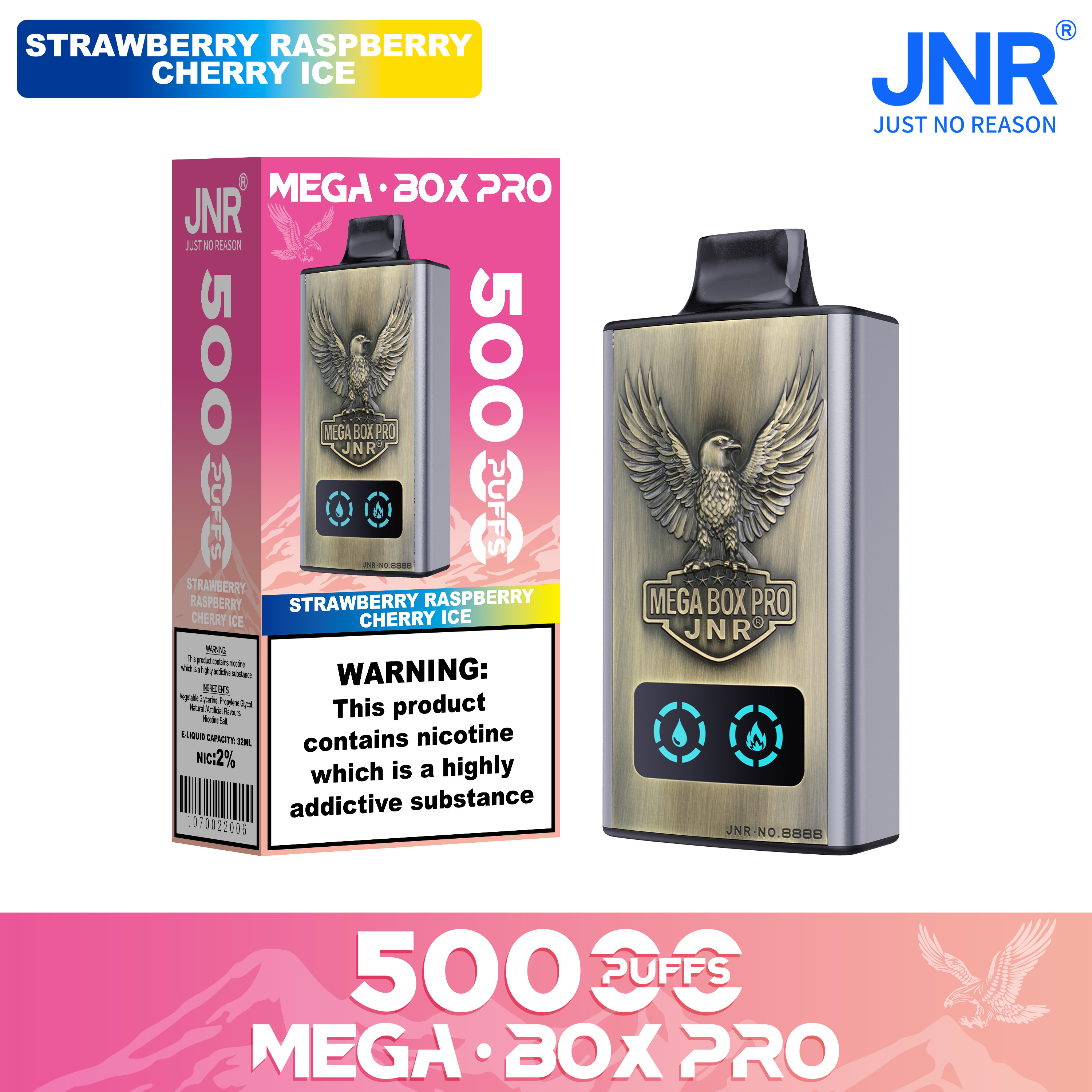 Mega Box Pro 50000 Puffs Disposable Vape - Vente en Gros / Groothandel