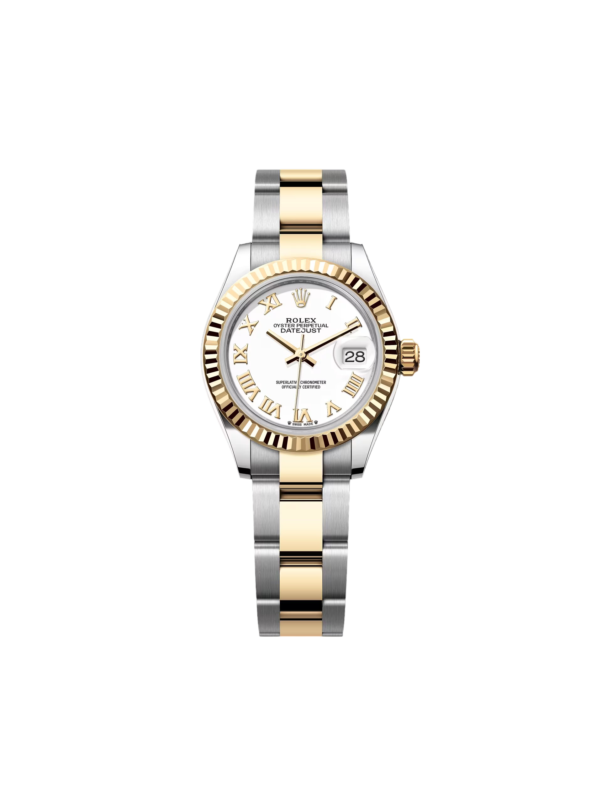 [2026 Mirror Grade]RLX Lady-Datejust 28mm 279173 White Roman Dial Oyster Bracele