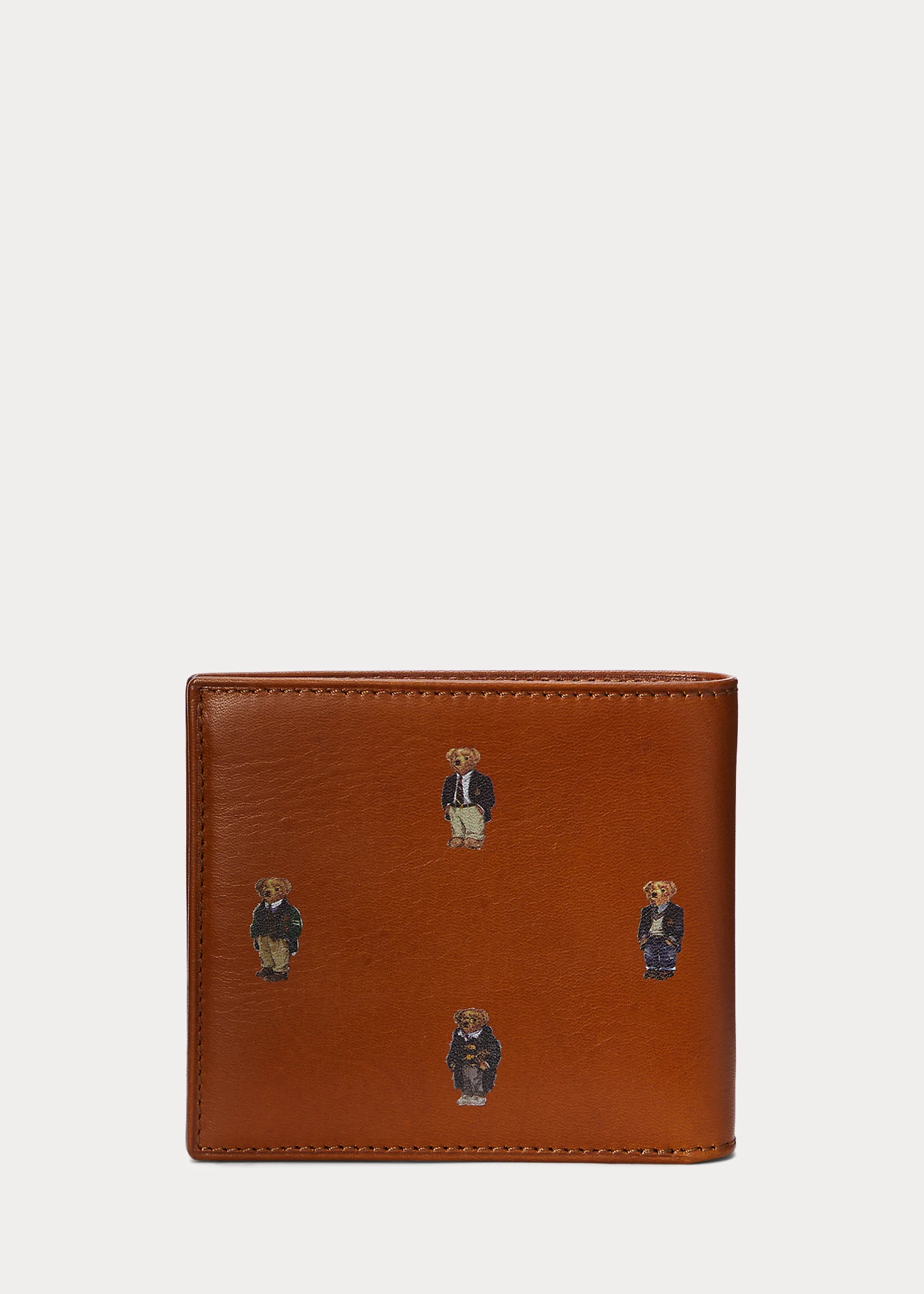 Polo Bear Leather Billfold Wallet