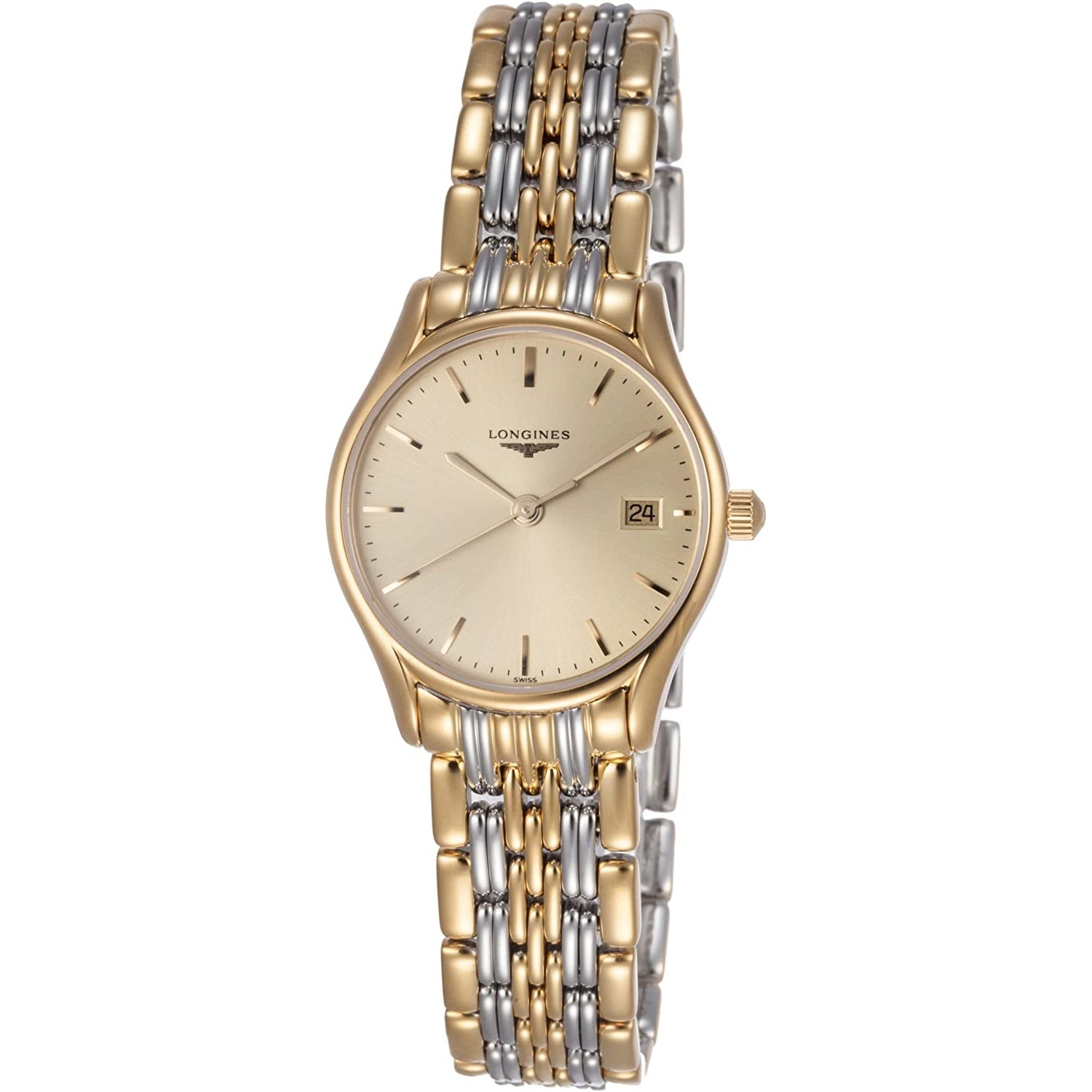 [2026 Mirror Grade]Longines Women's L4.259.2.32.7 Lyre Two-Tone Stainless Steel Watch