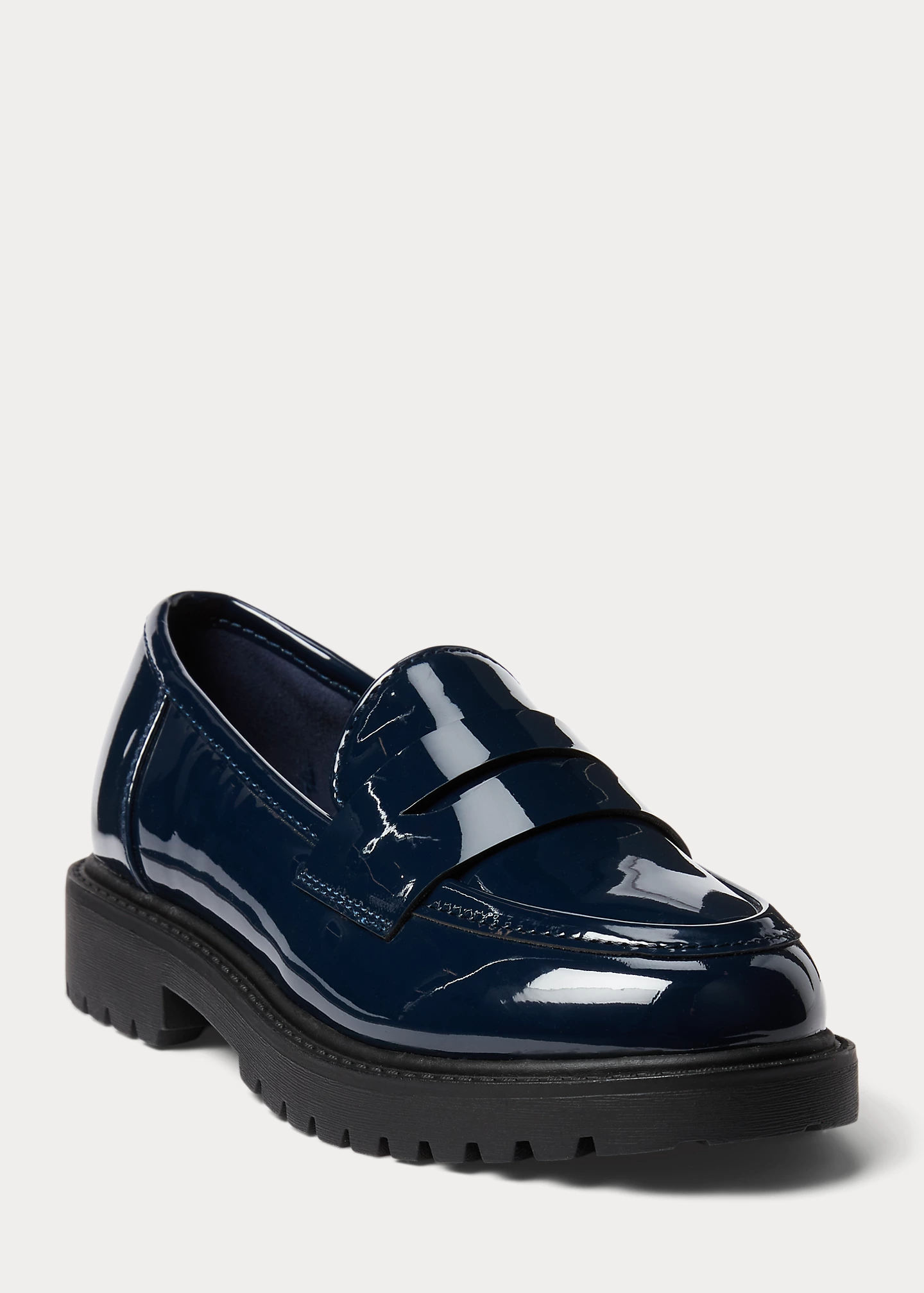 Wellsley Patent Faux-Leather Loafer