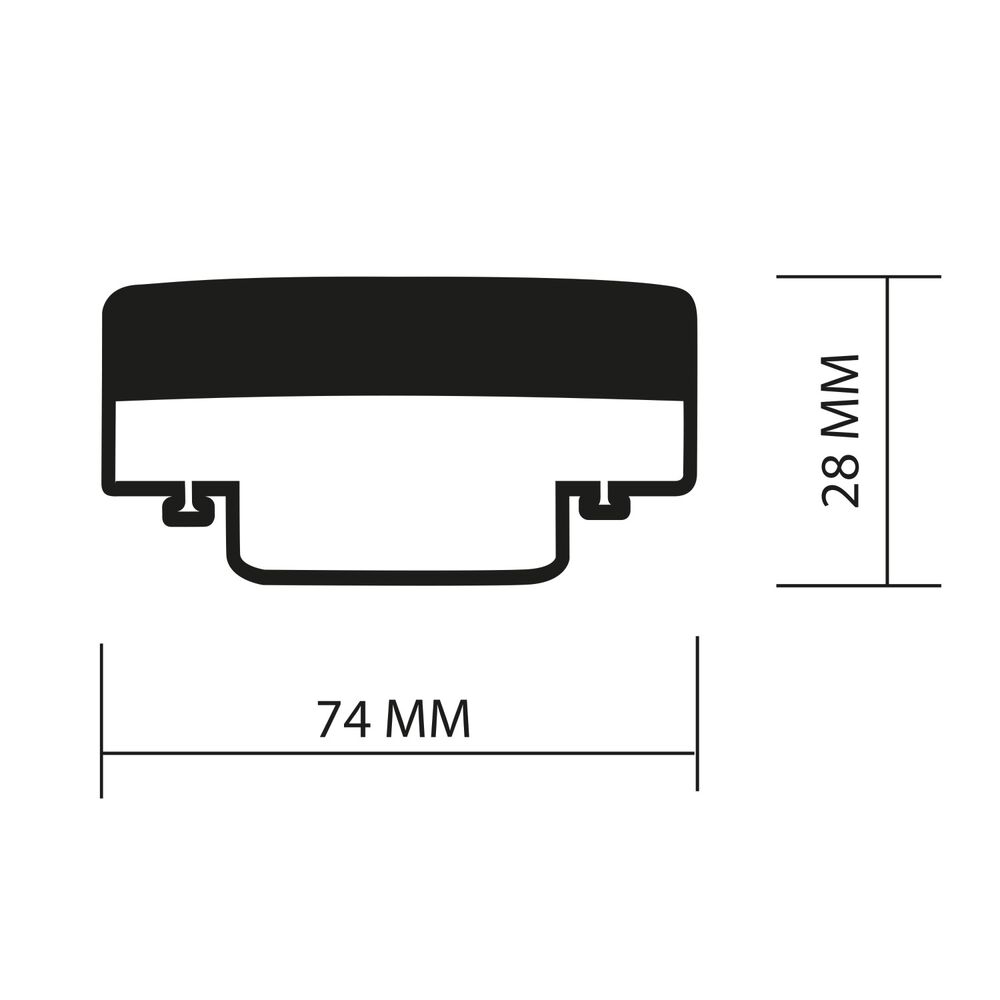 SANICO Komplet 6 żarówek Sanico Goldlux, GX53, 10 W, 3000K, barwa ciepła