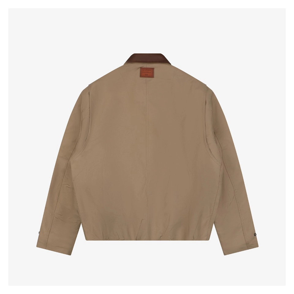 Acne Studios Leather Collar Barn Jacket