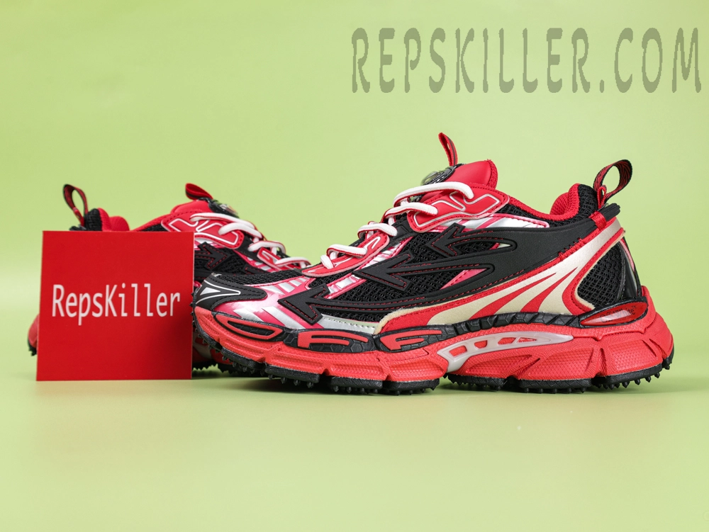 Off-White C/O Virgil Abloh Be Right Back Track Runner Black/Red