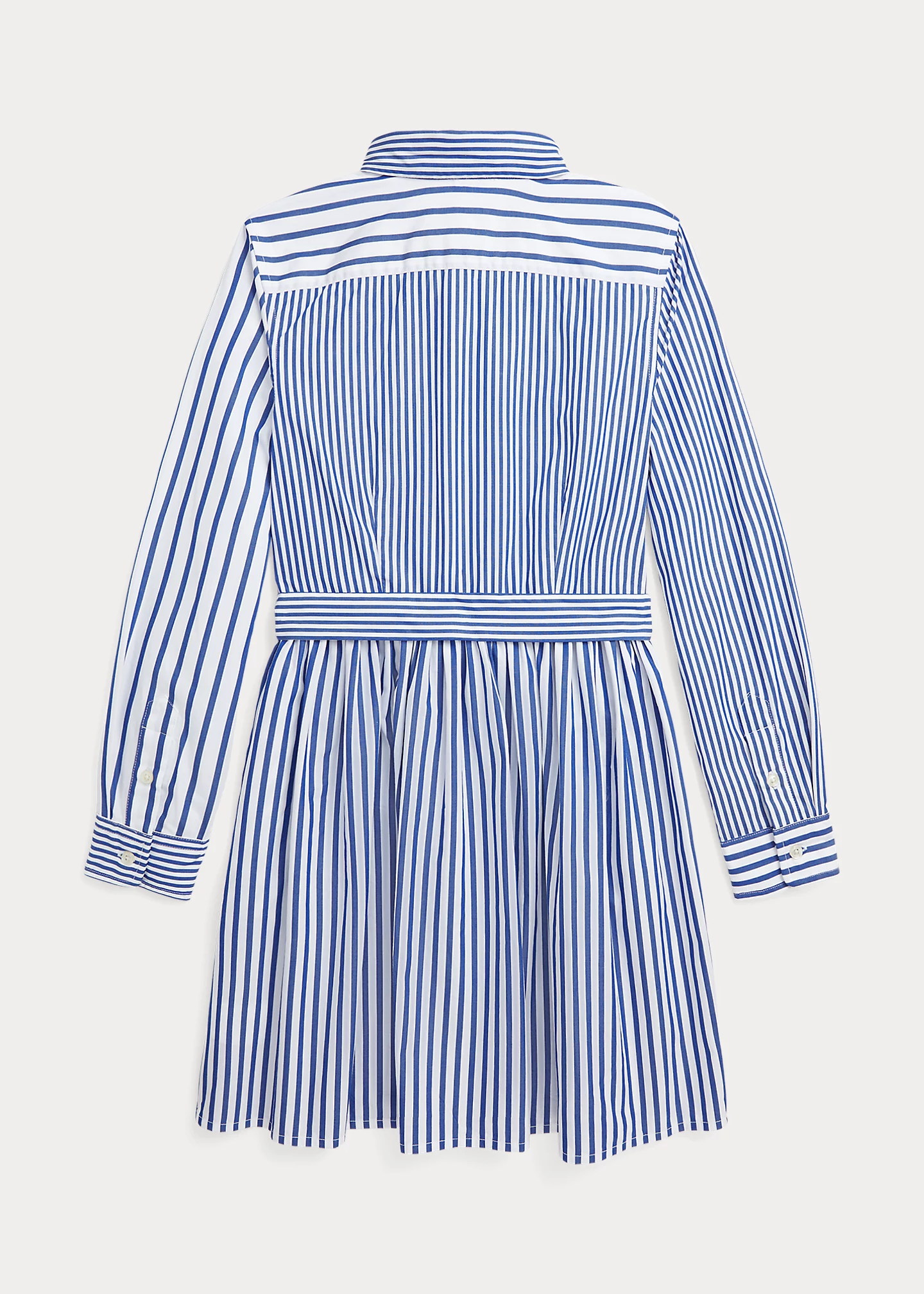 Striped Cotton Poplin Fun Shirtdress