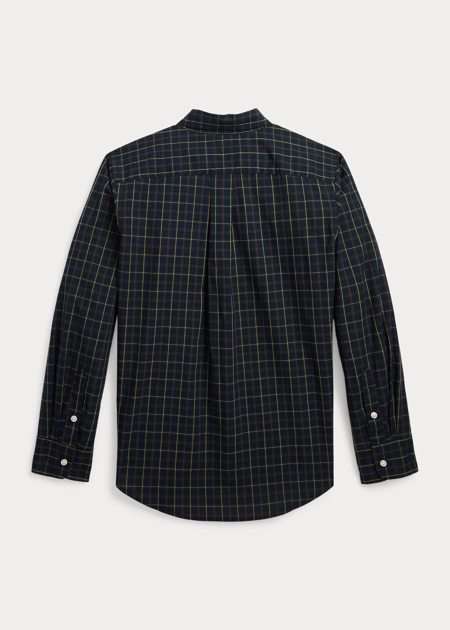 Plaid Cotton Poplin Shirt