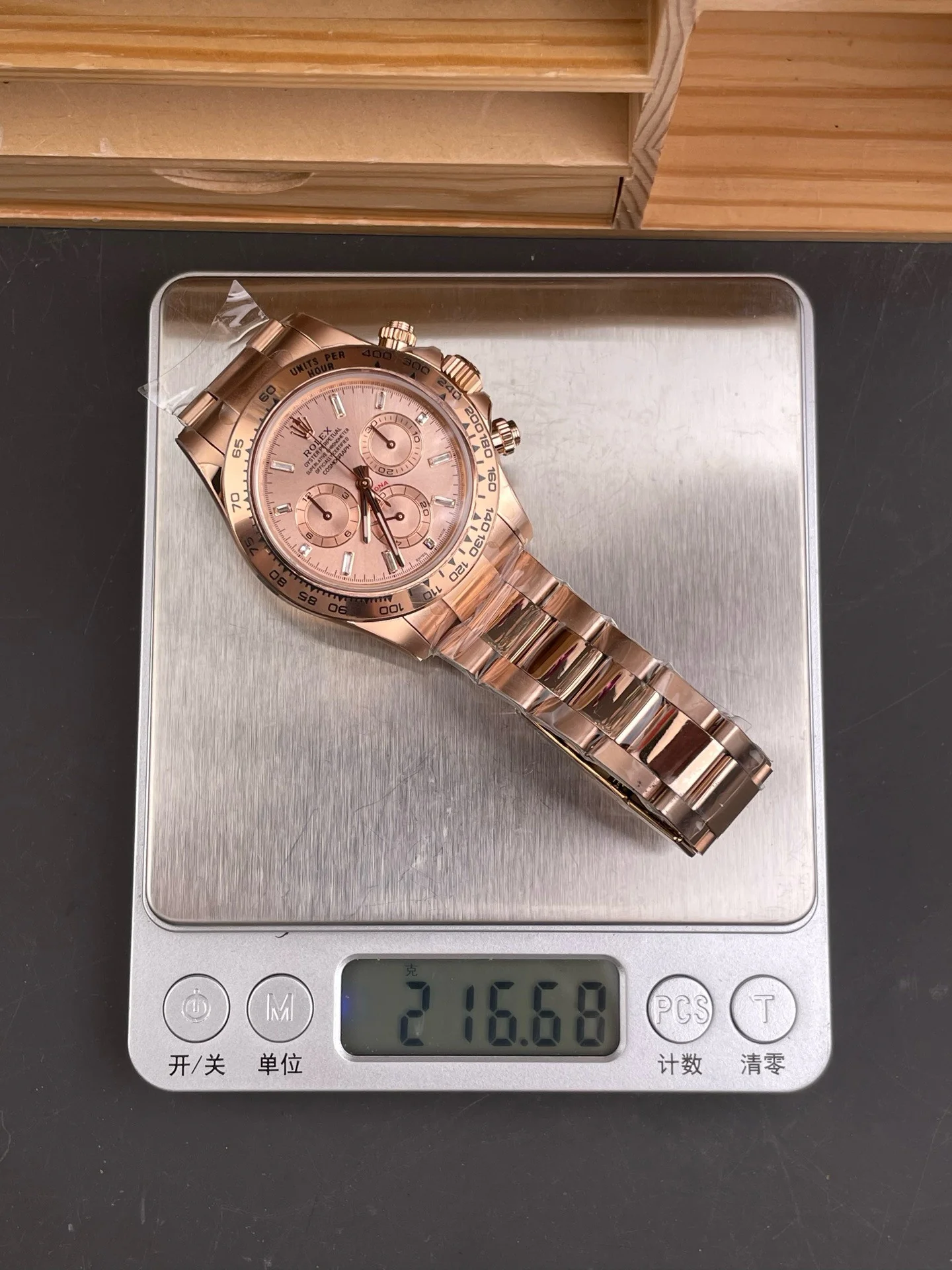 Pink Ice Daytona Pink Stone Dial