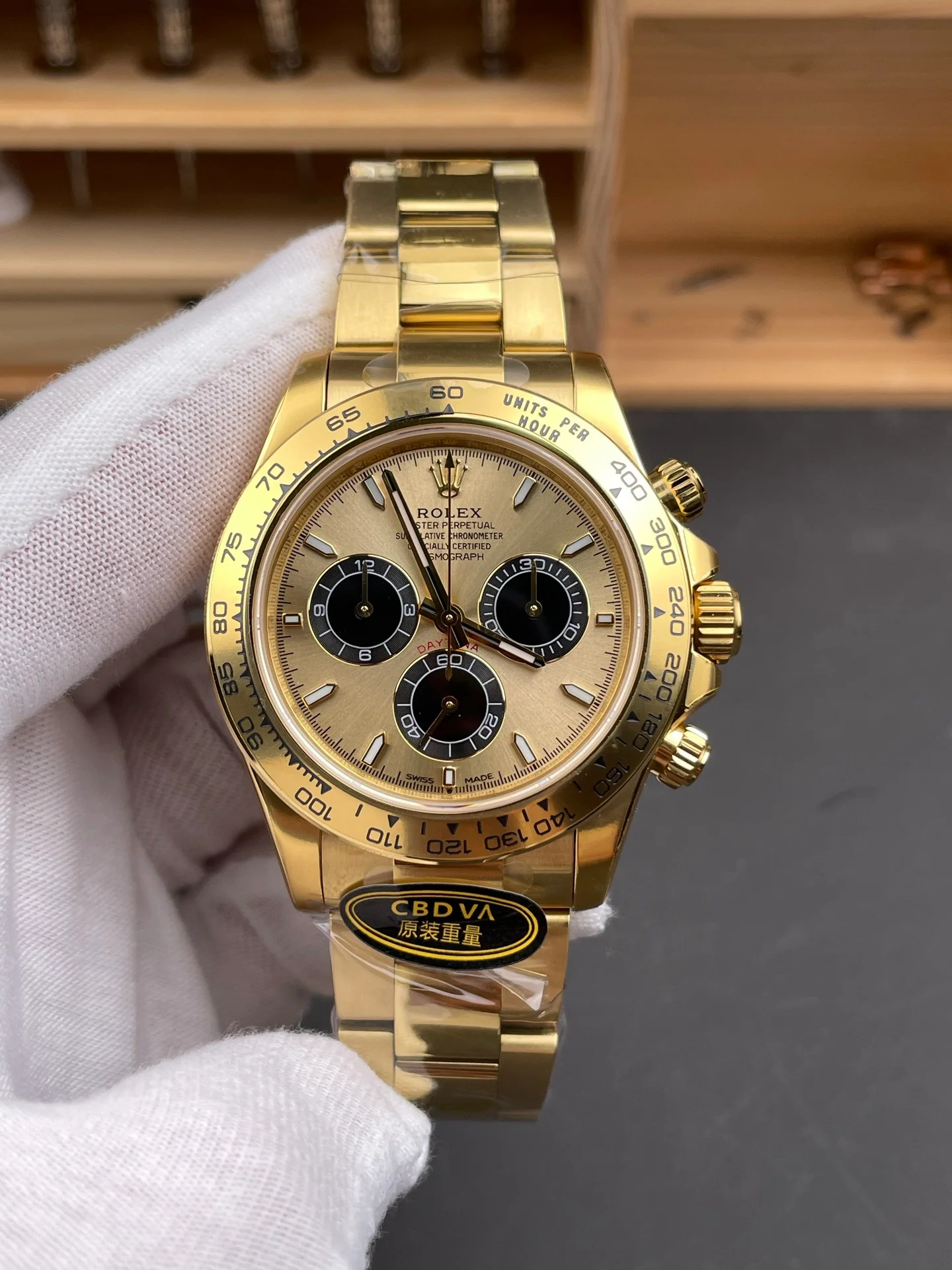 New Full Gold Daytona