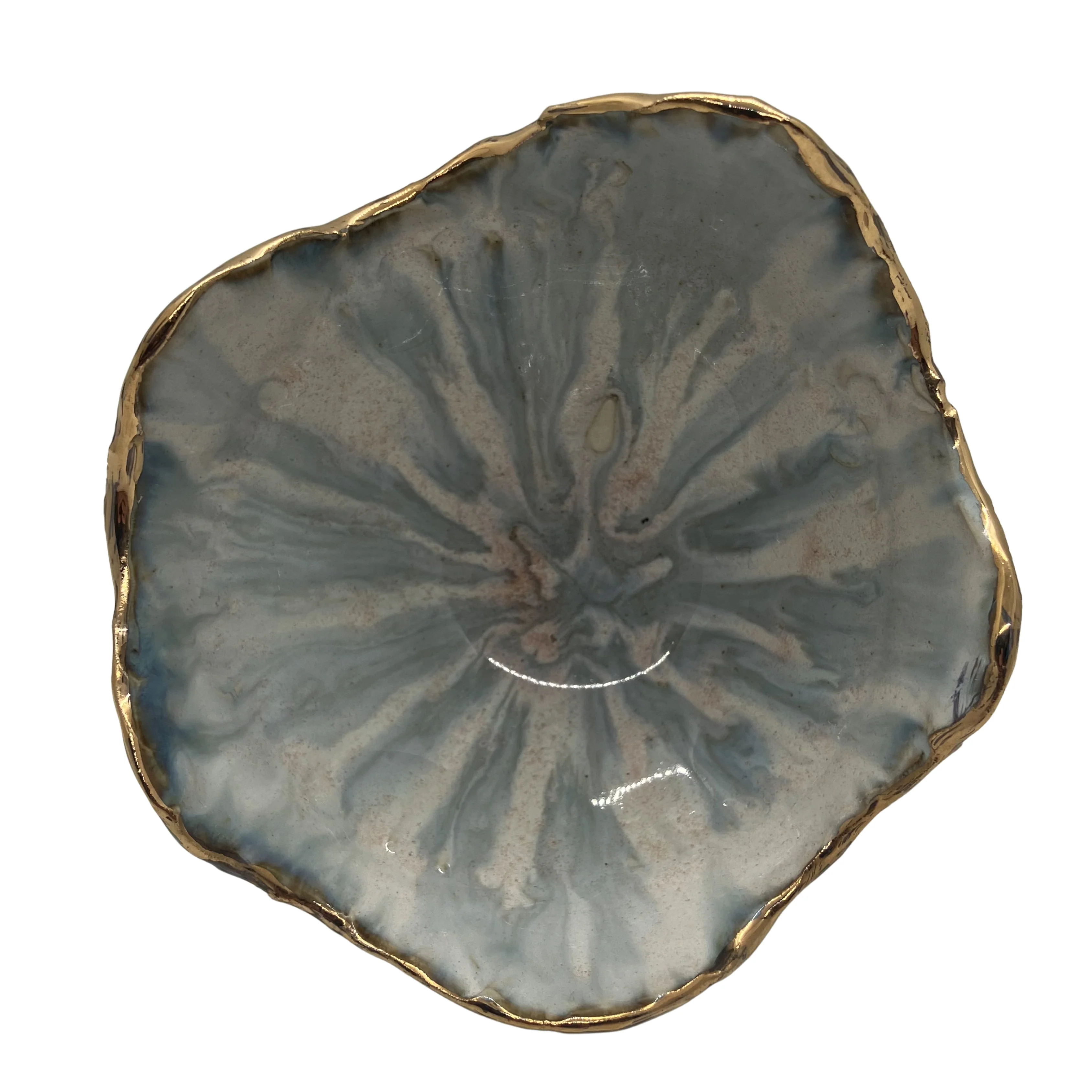 Jessica Colas - Small Wavy Top Bowl with Luster