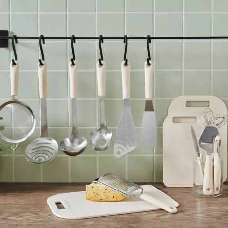 GASTROMAX Łyżka cedzakowa GASTROMAX stal nierdzewna