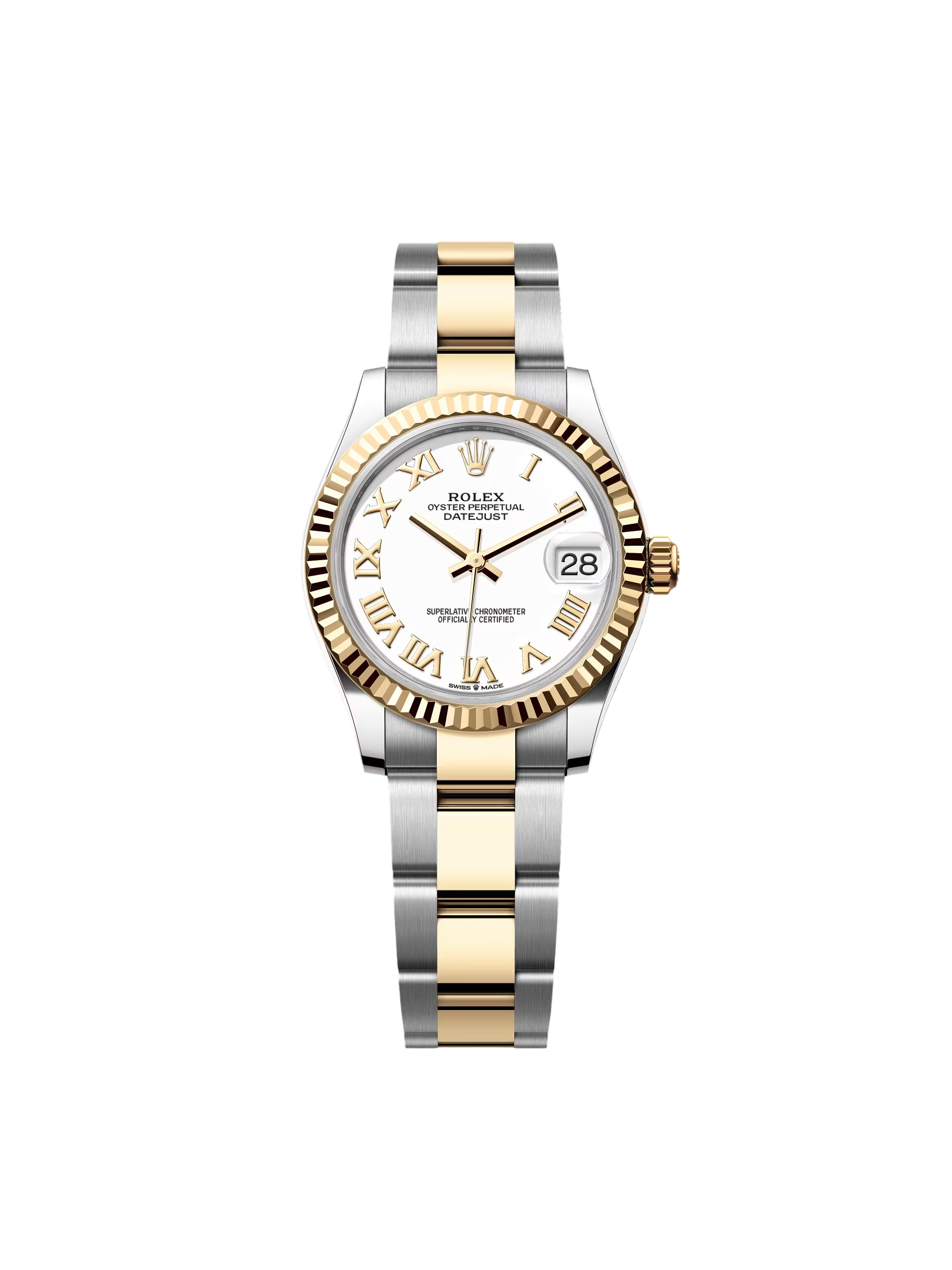 [2026 Mirror Grade]RLX Datejust m278273-0001/0002 31mm White Dial Stainless Steel and Yellow Gold Oyster Watch