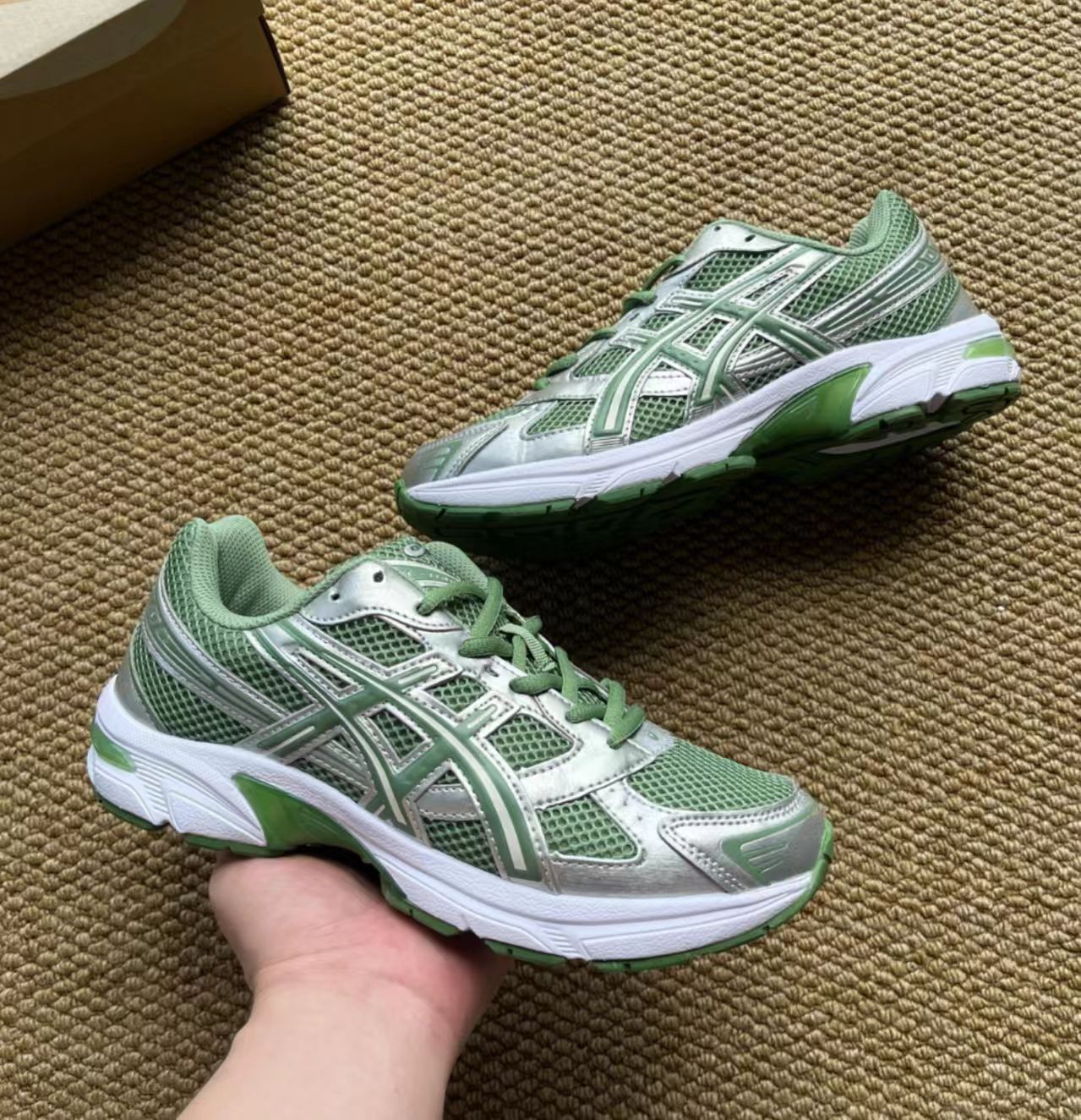 ASICS Gel-1130 Green Silver White